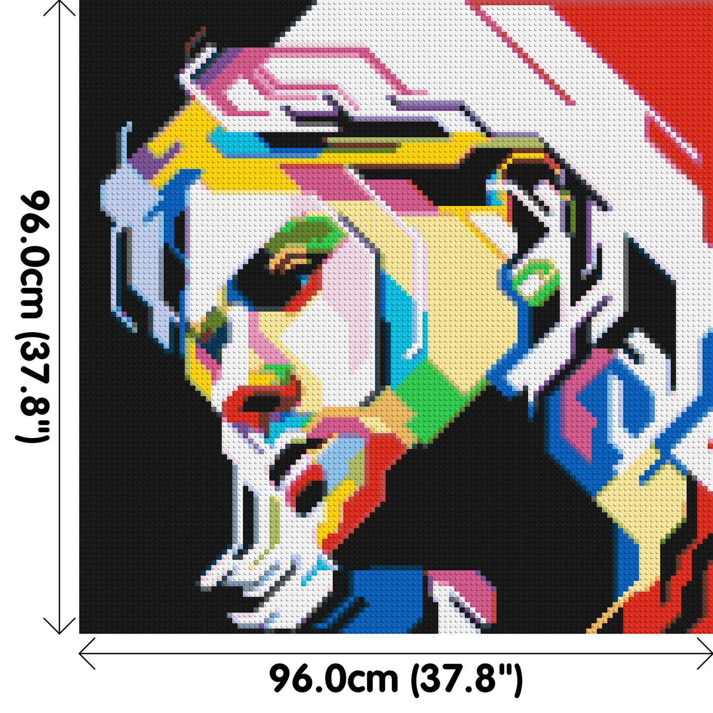 Kurt Cobain - Brick Art Mosaic Kit 5x5 large