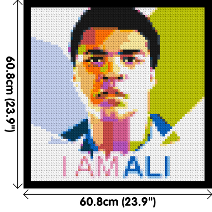 Muhammad Ali - Brick Art Mosaic Kit 3x3 large