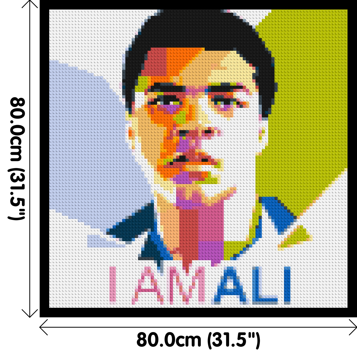 Muhammad Ali - Brick Art Mosaic Kit 4x4 large