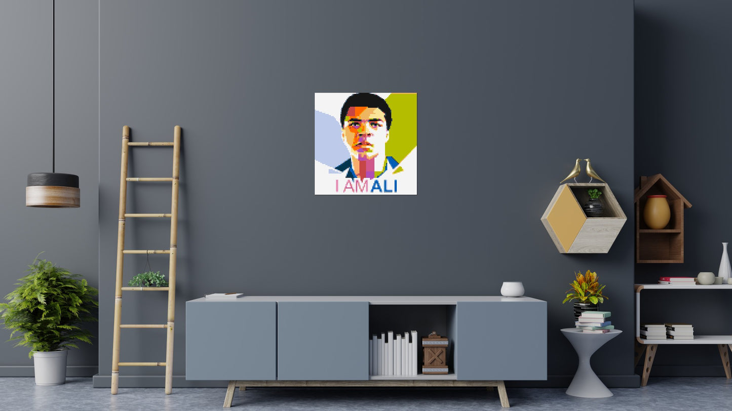 Muhammad Ali - Brick Art Mosaic Kit 4x4 large