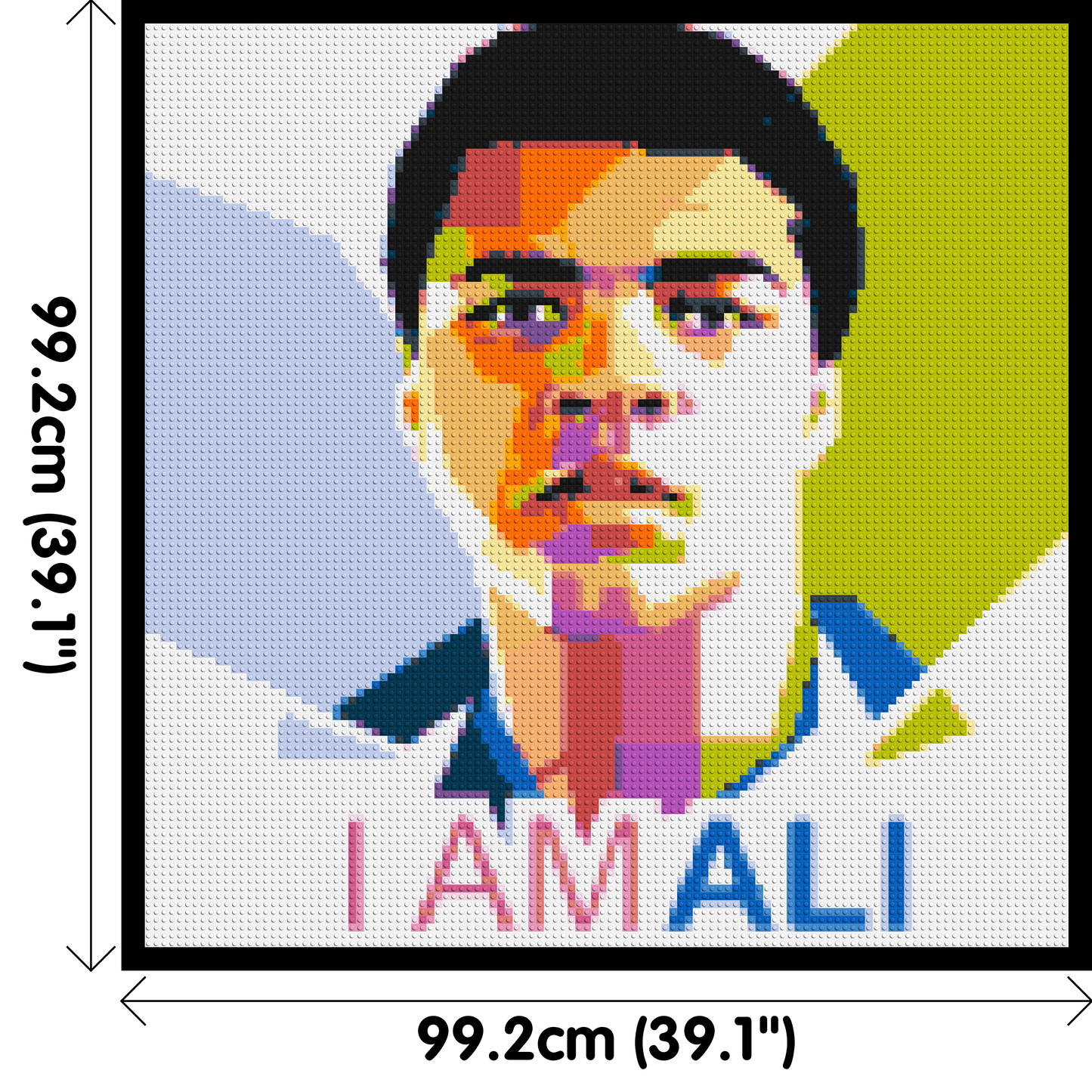 Muhammad Ali - Brick Art Mosaic Kit 5x5 large