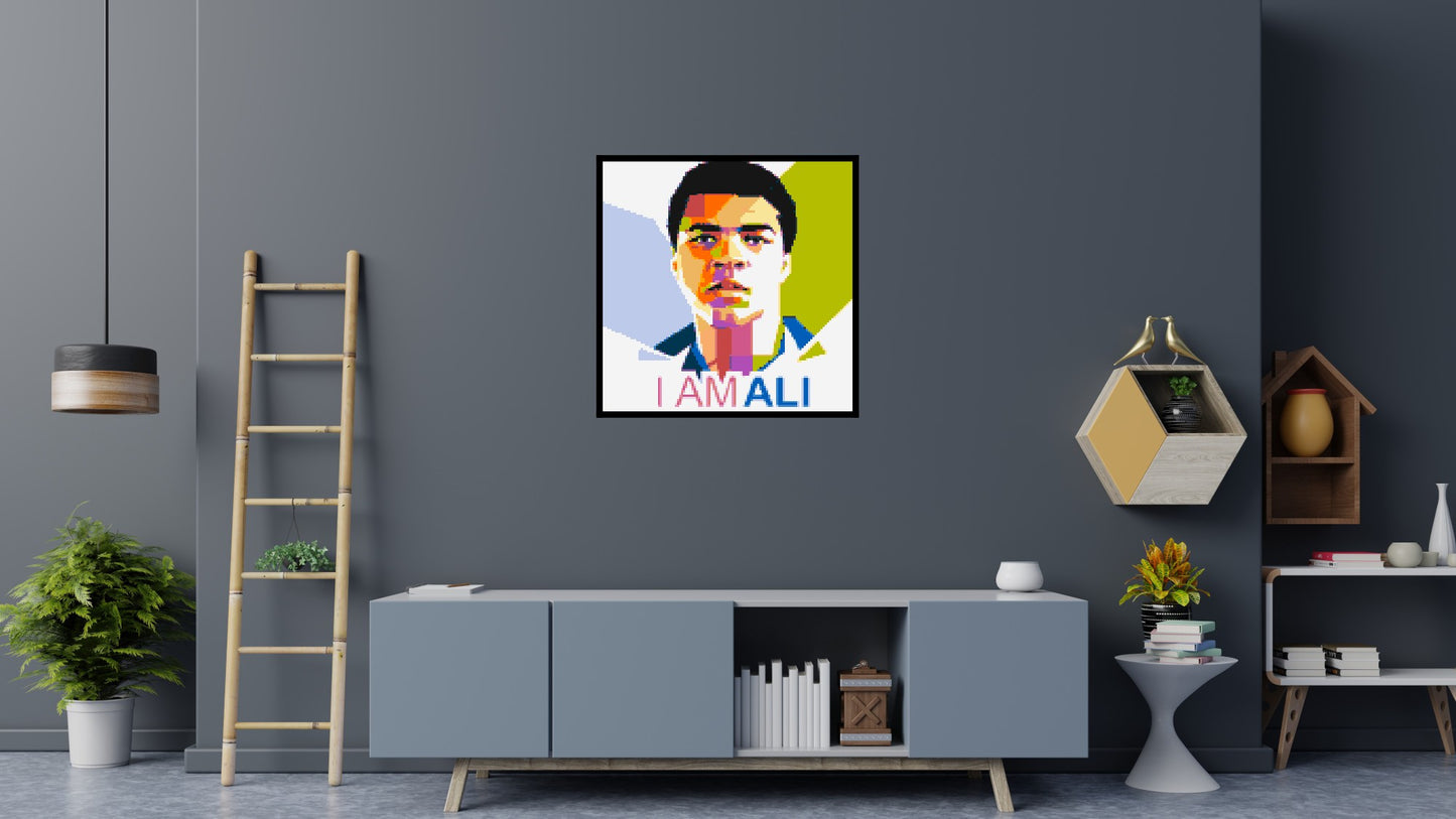 Muhammad Ali - Brick Art Mosaic Kit 5x5 large