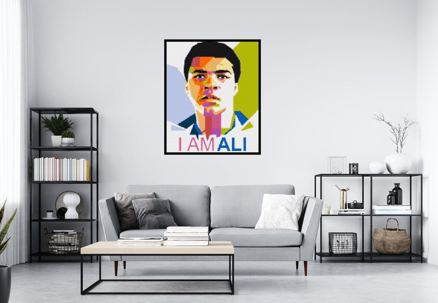 Muhammad Ali - Brick Art Mosaic Kit 5x6 large