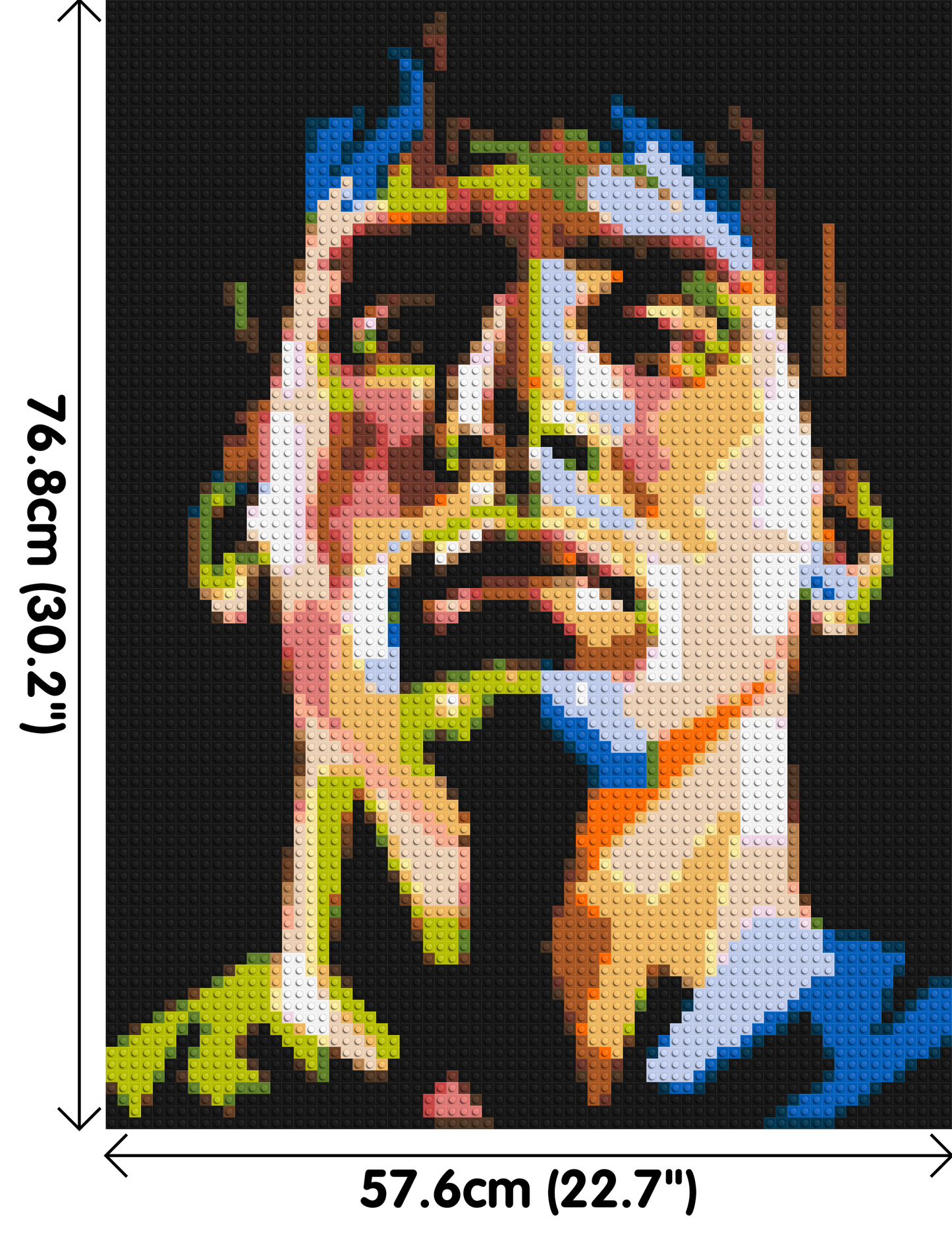 Lionel Messi - Brick Art Mosaic Kit 3x4 large