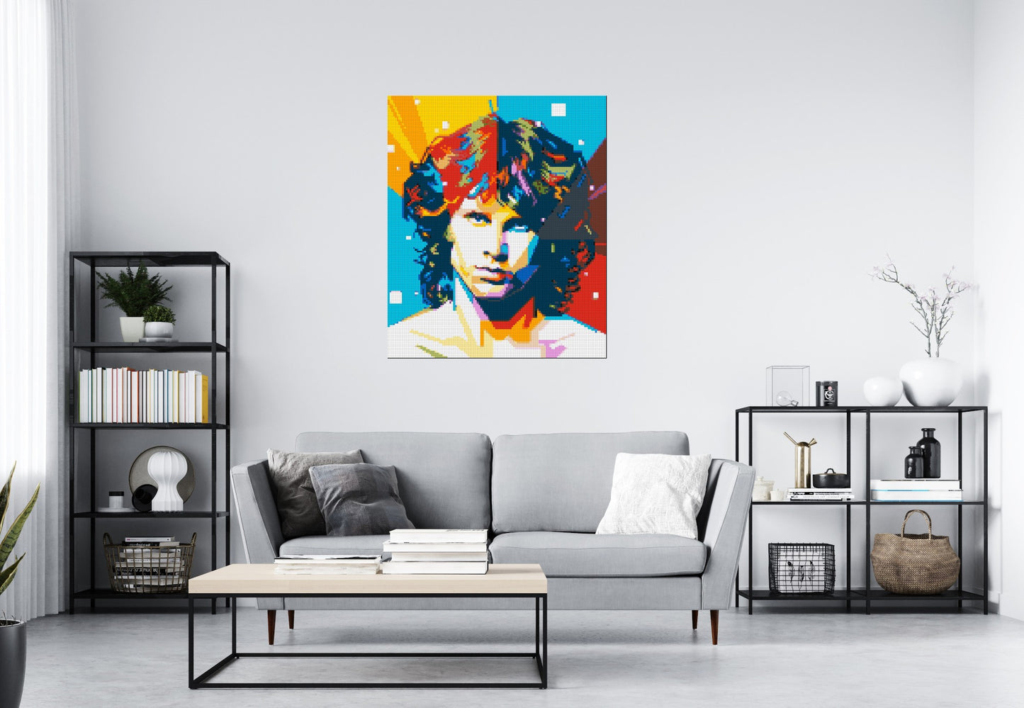 Jim Morrison - Brick Art Mosaic Kit 5x6 large