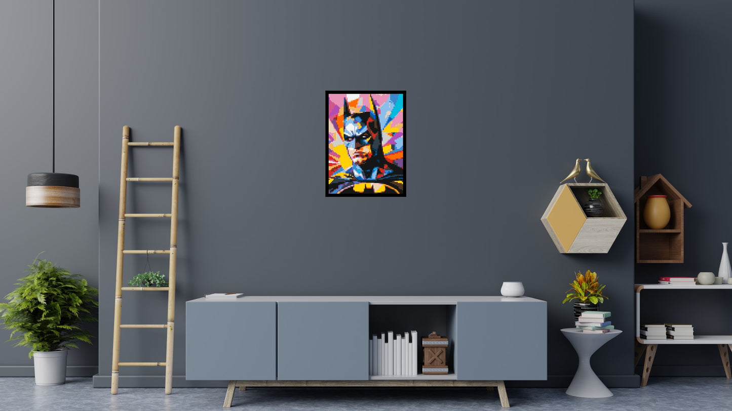 Batman - Brick Art Mosaic Kit 3x4 large