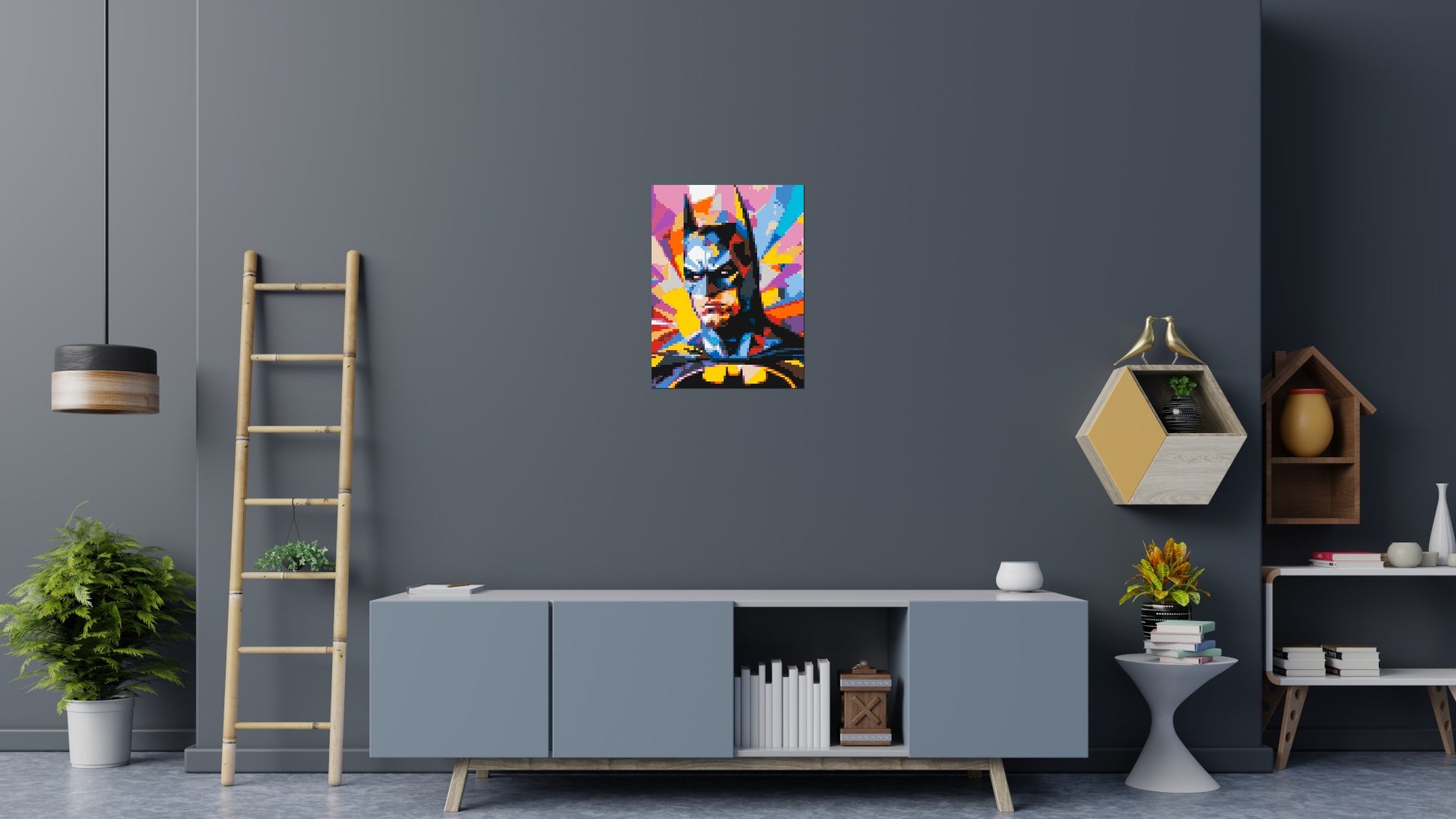 Batman - Brick Art Mosaic Kit 3x4 scene