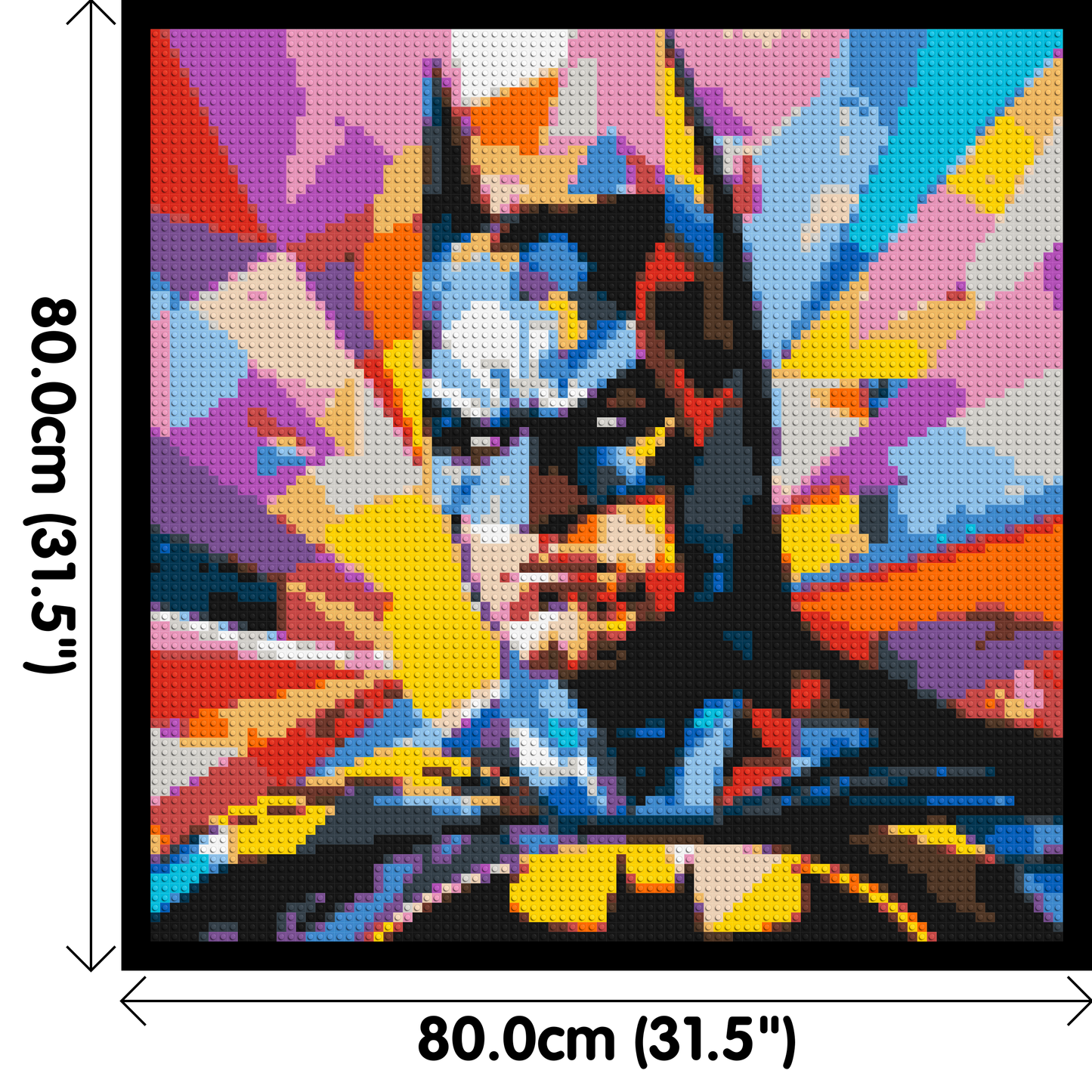 Batman - Brick Art Mosaic Kit 4x4 large