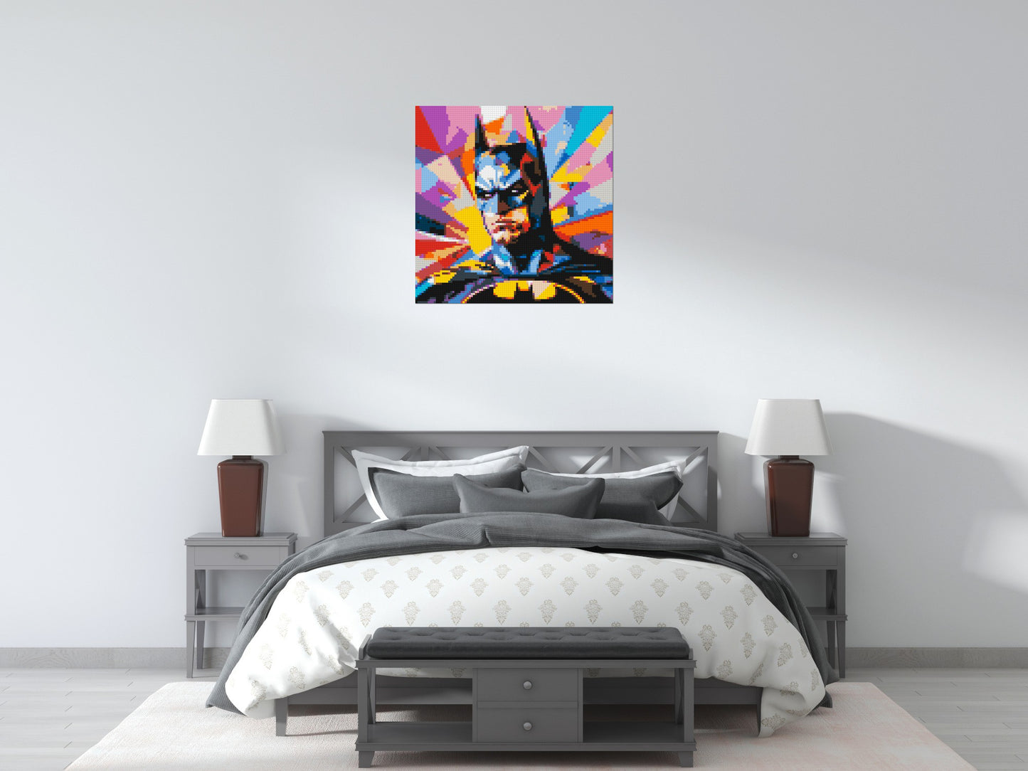 Batman - Brick Art Mosaic Kit 4x4 large