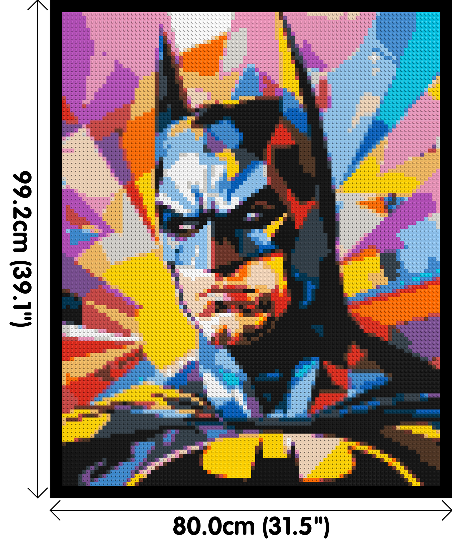 Batman - Brick Art Mosaic Kit 4x5 large