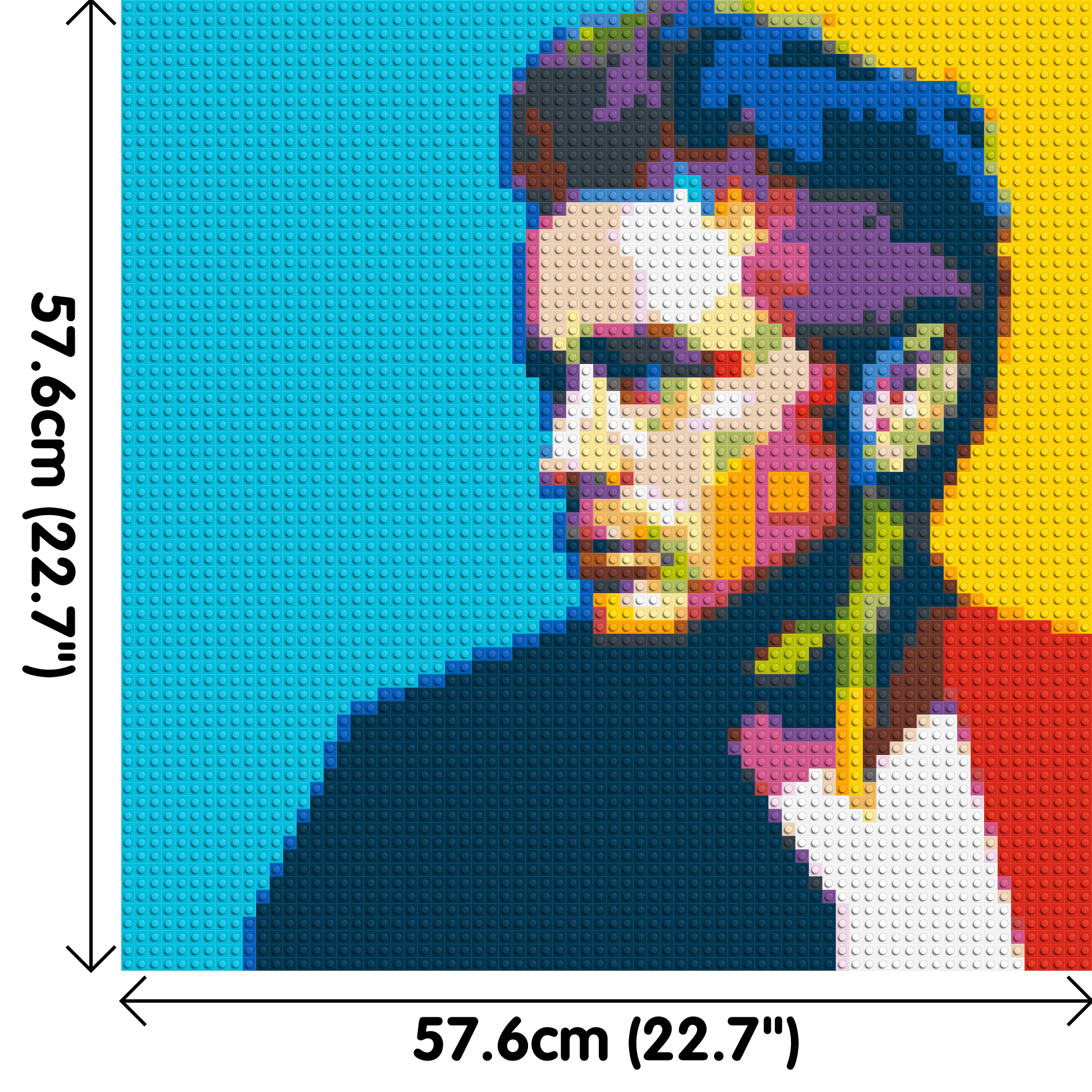 James Dean - Brick Art Mosaic Kit 3x3 dimensions