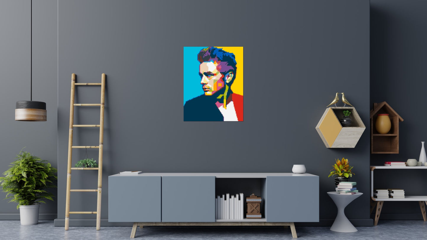 James Dean - Brick Art Mosaic Kit 4x5 large