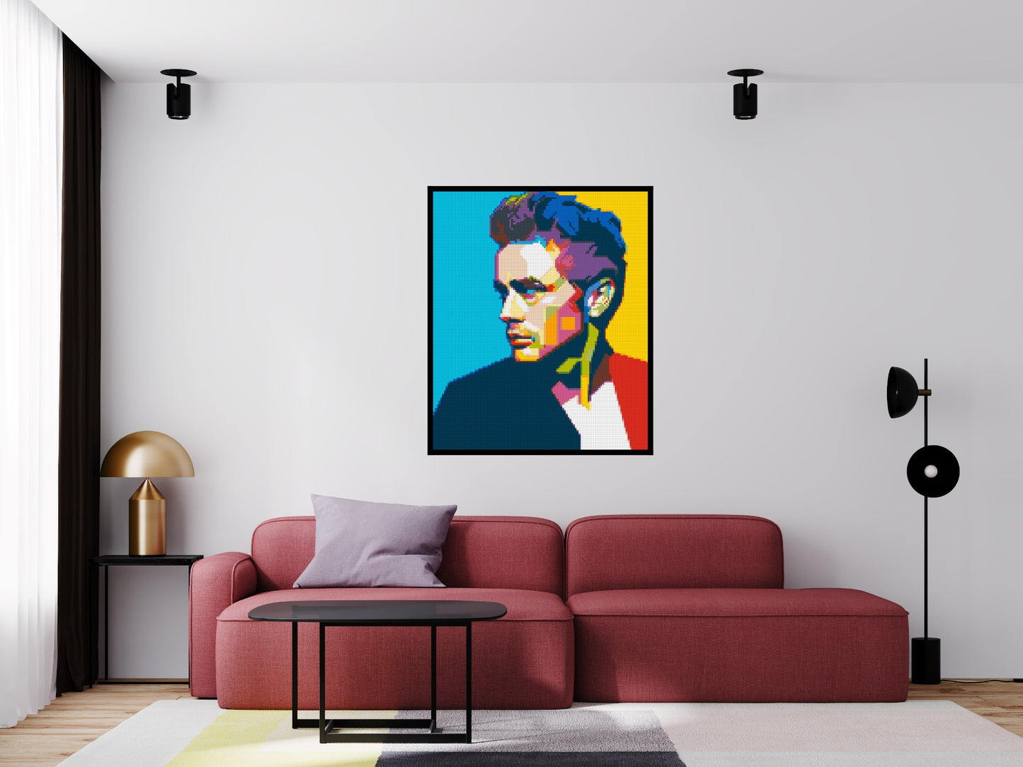 James Dean - Brick Art Mosaic Kit 5x6 large