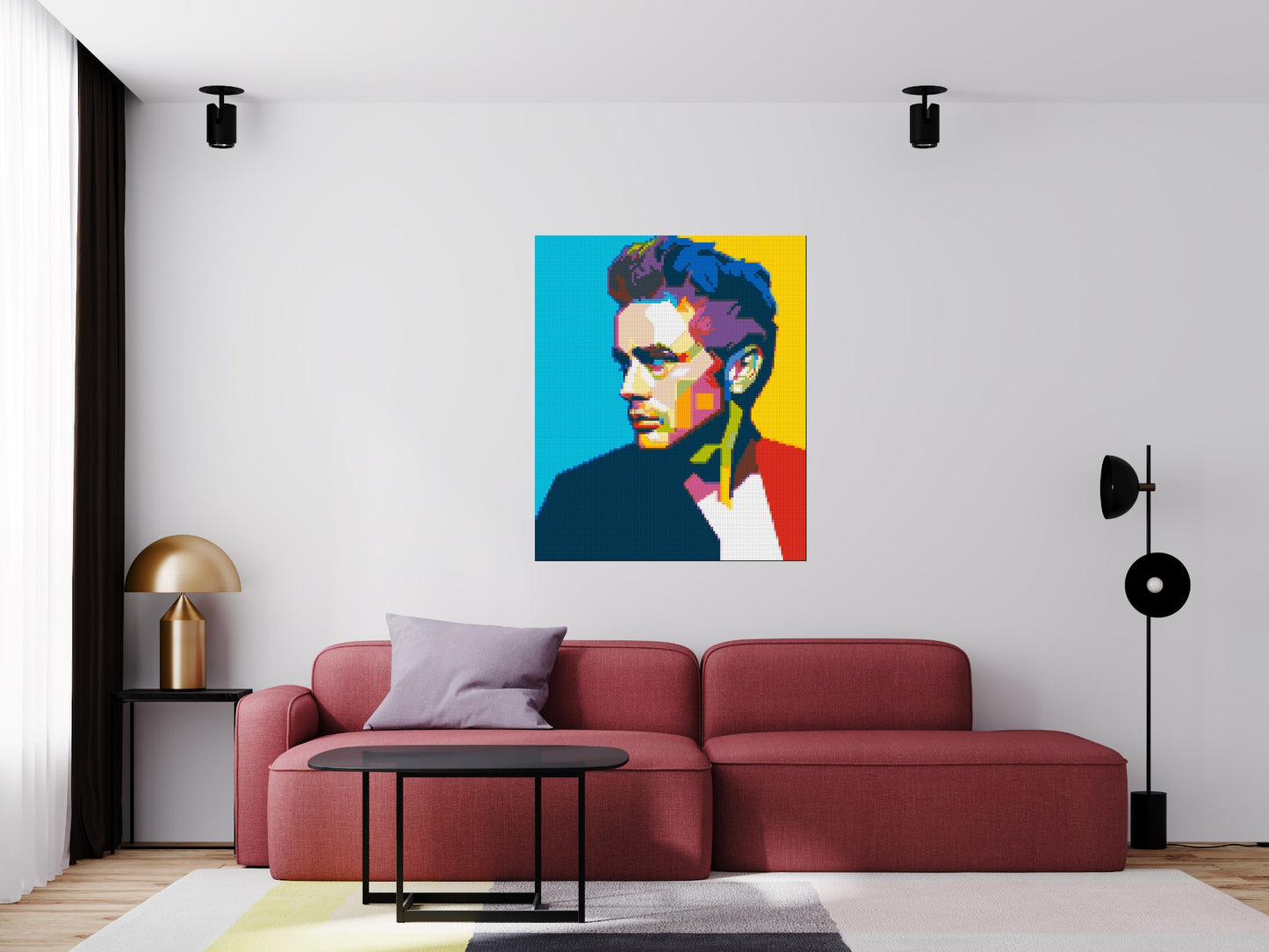 James Dean - Brick Art Mosaic Kit 5x6 large