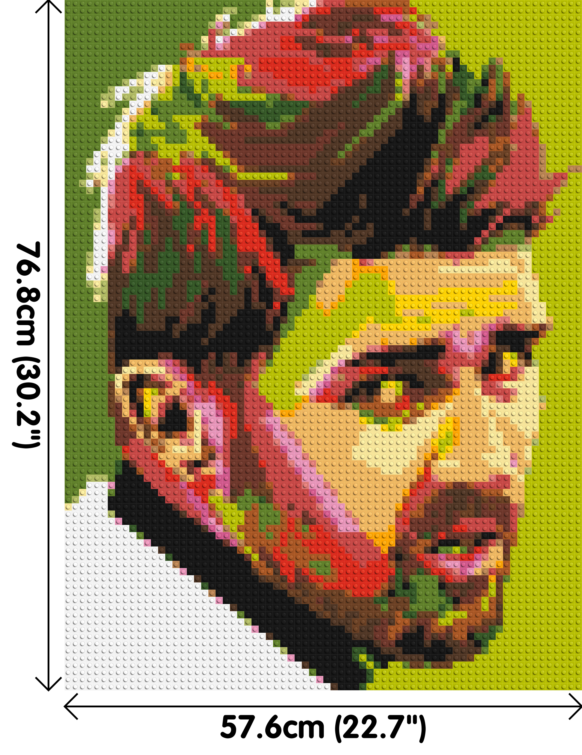 David Villa - Brick Art Mosaic Kit 3x4 dimensions