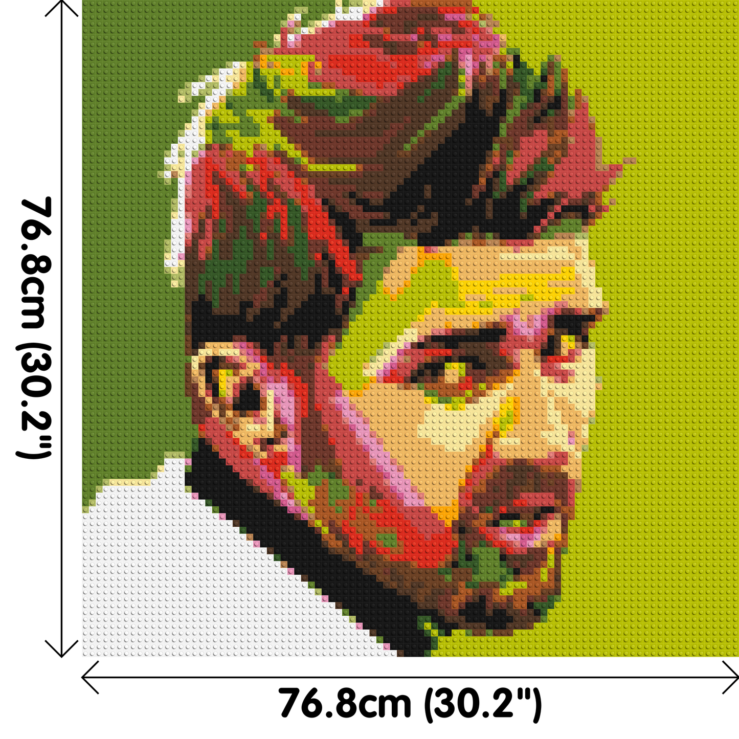 David Villa - Brick Art Mosaic Kit 4x4 large