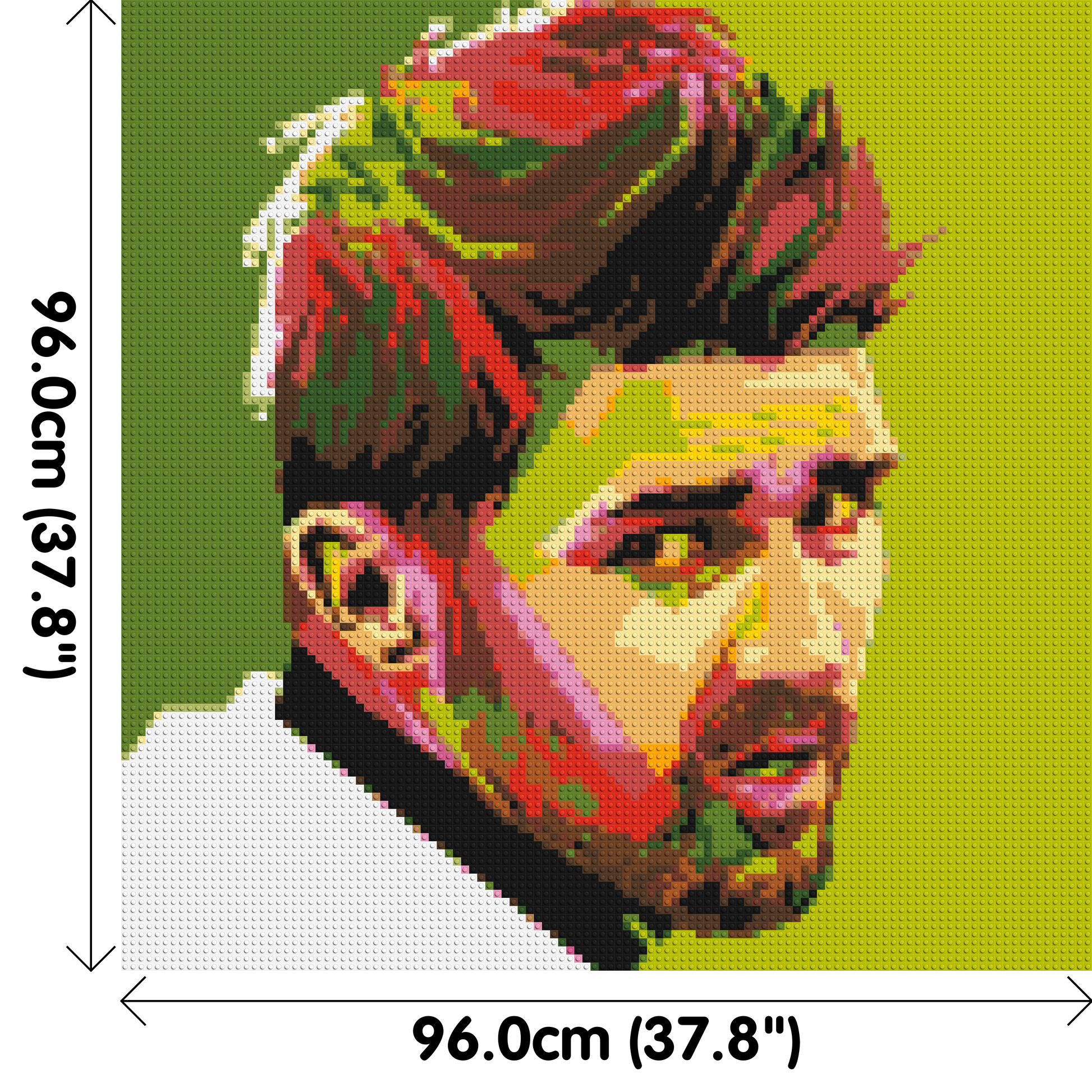 David Villa - Brick Art Mosaic Kit 5x5 dimensions