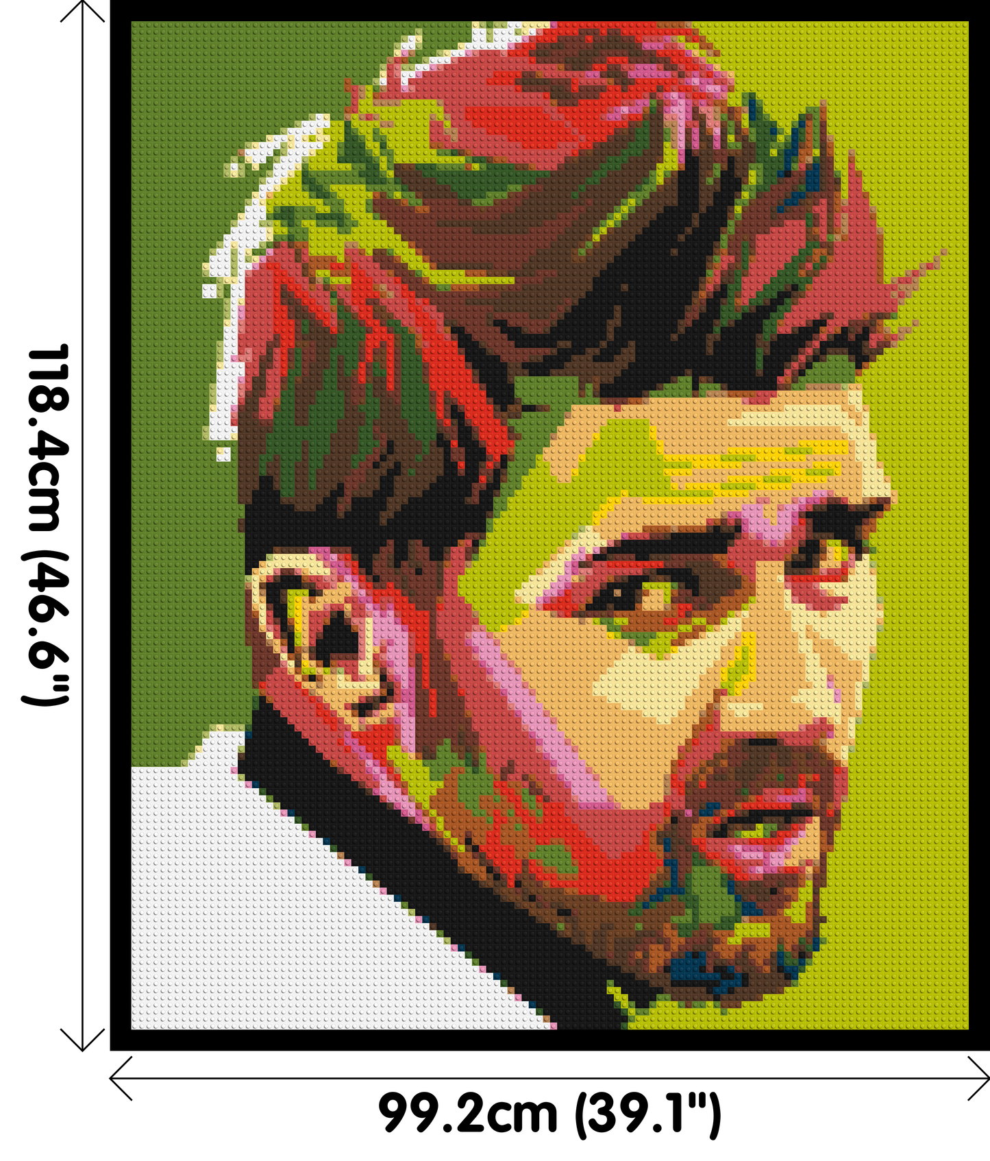 David Villa - Brick Art Mosaic Kit 5x6 large