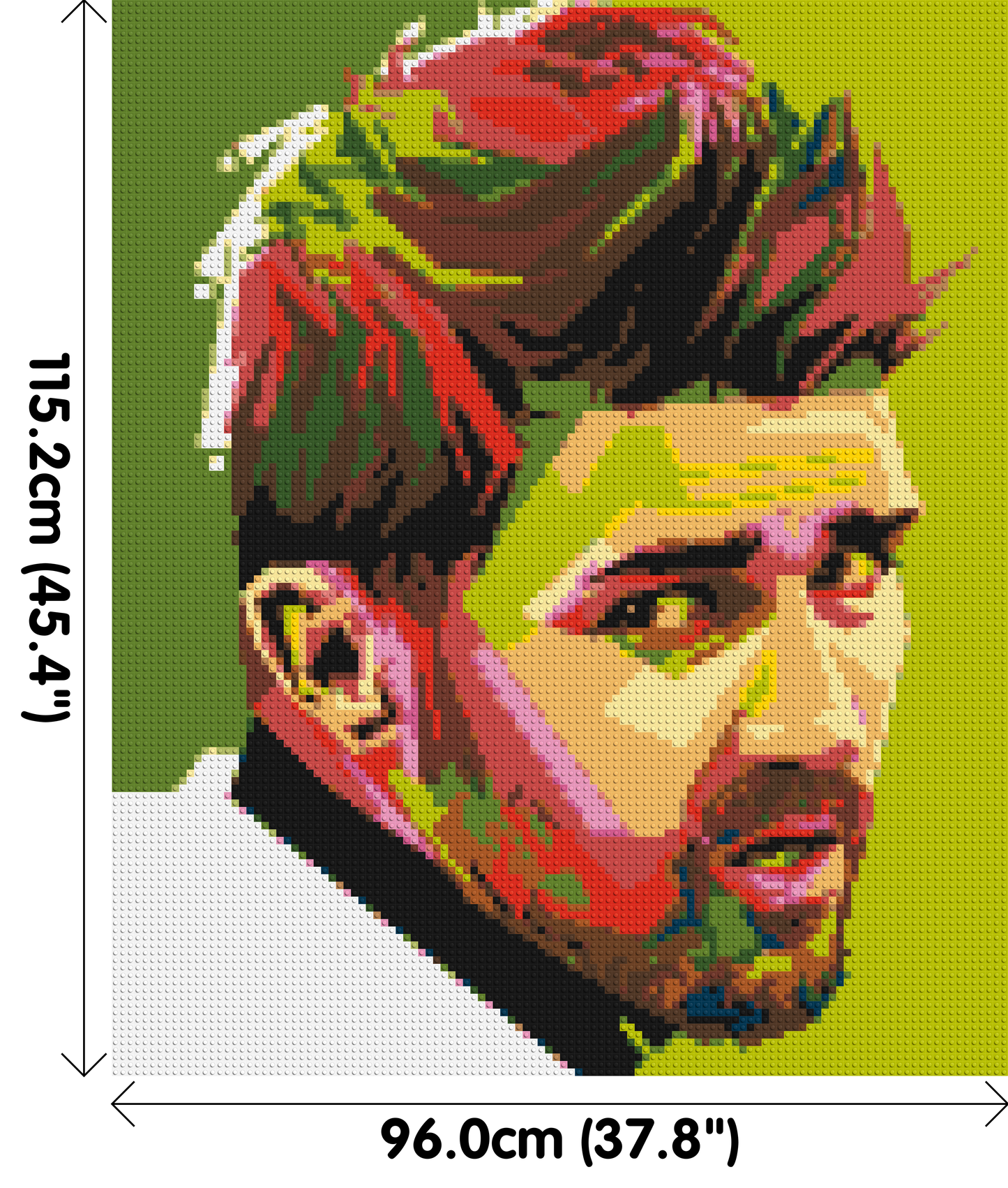 David Villa - Brick Art Mosaic Kit 5x6 large