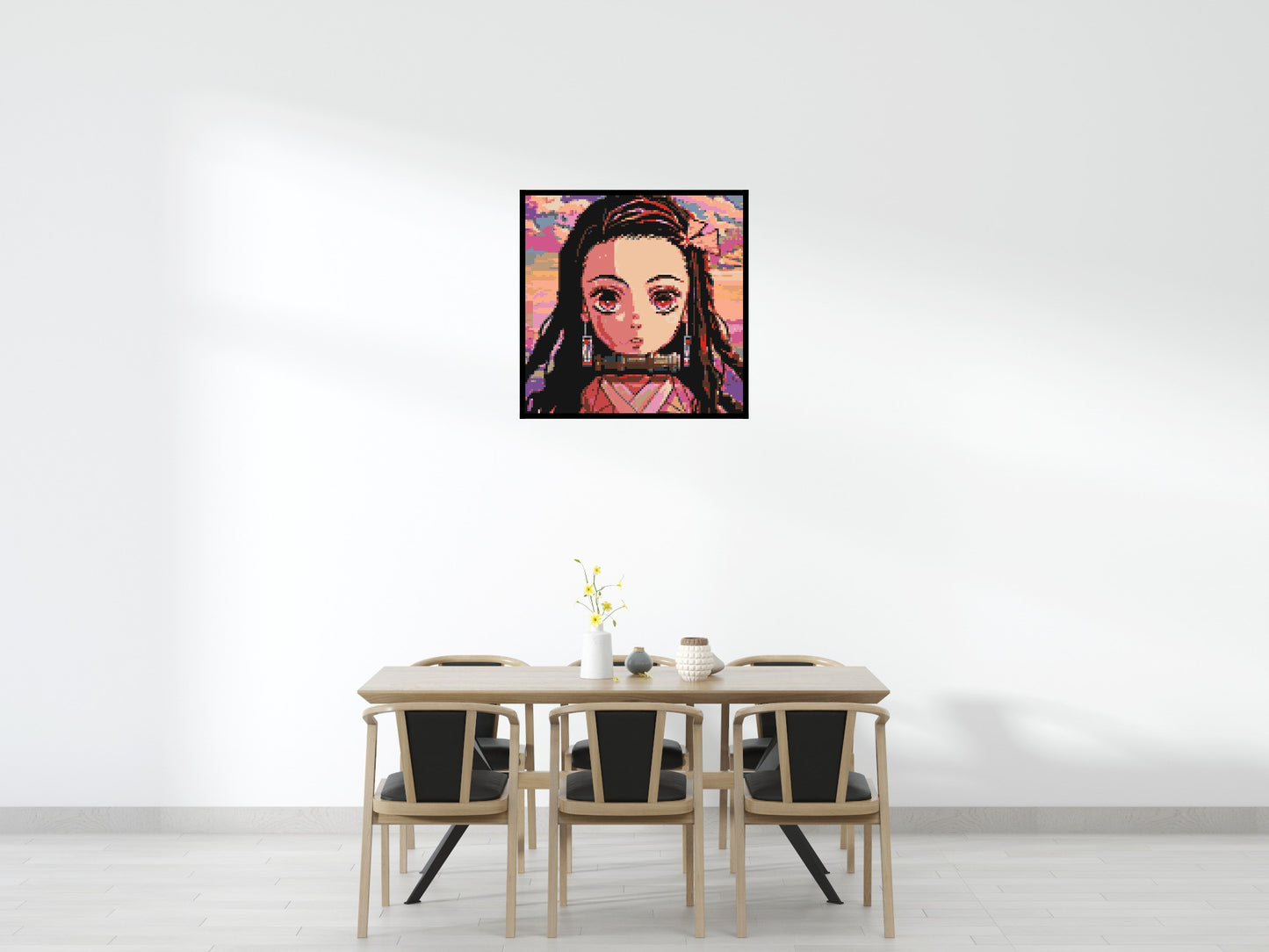 Nezuko Pixel Art - Brick Art Mosaic Kit 5x5 large