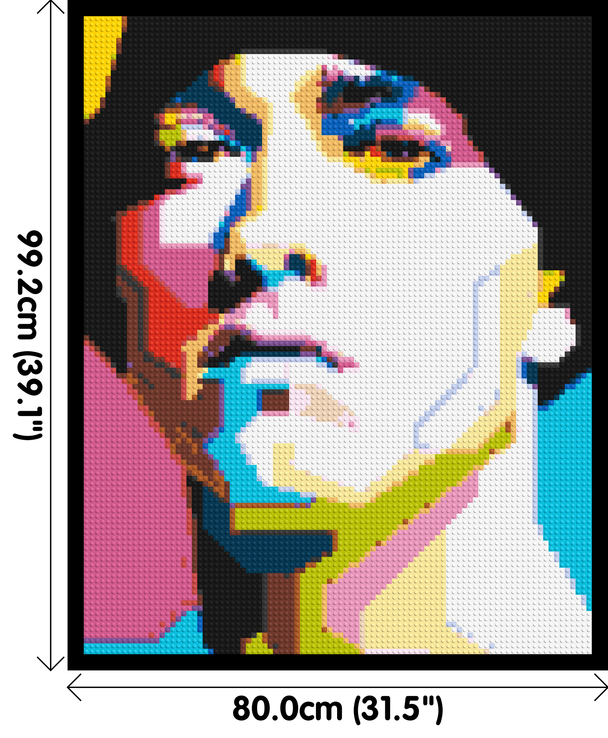 Eminem - Brick Art Mosaic Kit 4x5 dimensions with frame