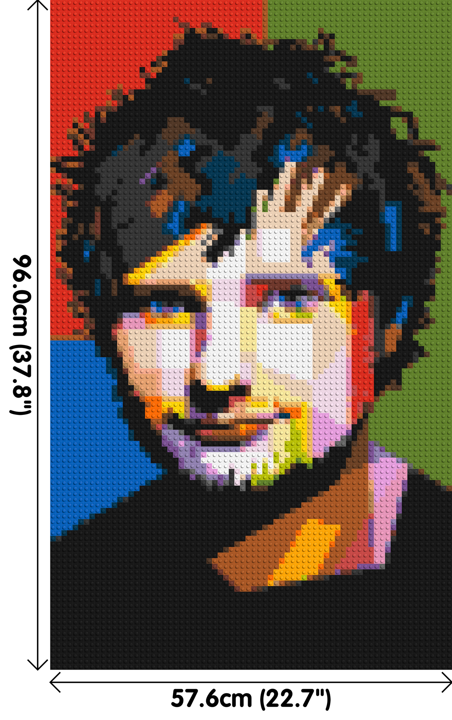 Ed Sheeran - Brick Art Mosaic Kit 3x5 large