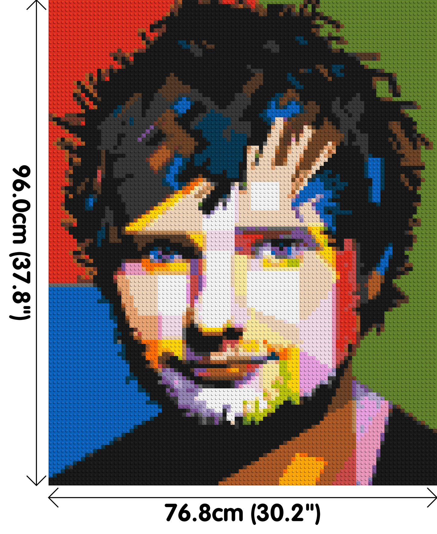 Ed Sheeran - Brick Art Mosaic Kit 4x5 large