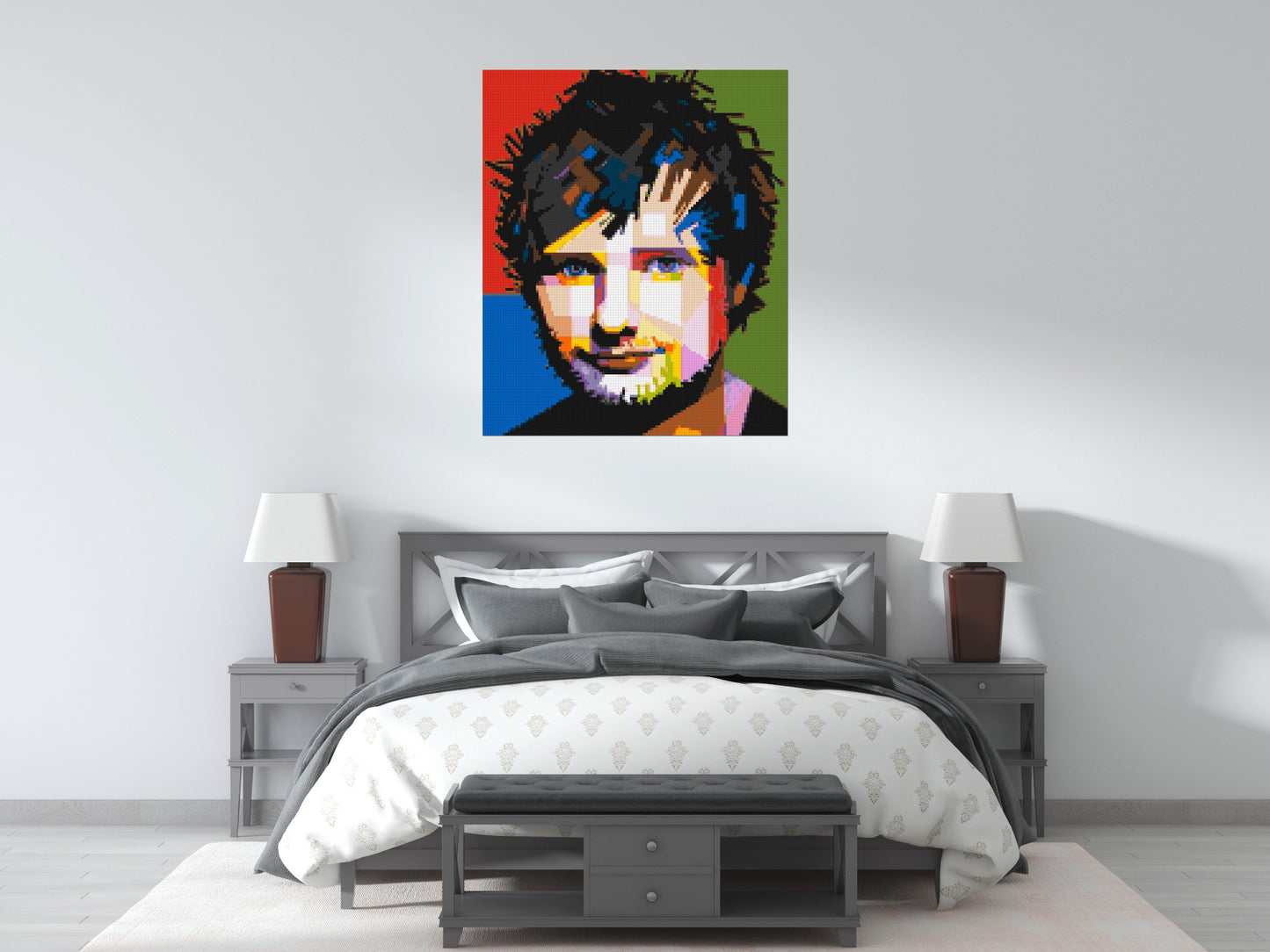 Ed Sheeran - Brick Art Mosaic Kit 5x6 large