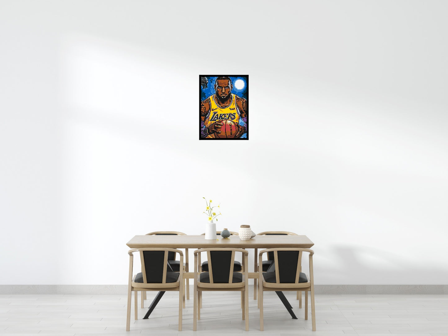 LeBron James Pop Art - Brick Art Mosaic Kit 3x4 large