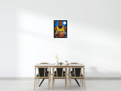 LeBron James Pop Art - Brick Art Mosaic Kit 3x4 large