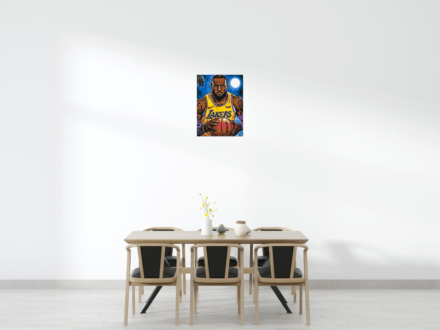 LeBron James Pop Art - Brick Art Mosaic Kit 3x4 large