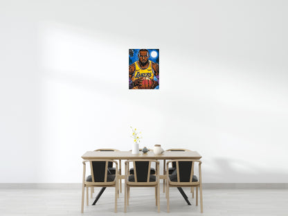 LeBron James Pop Art - Brick Art Mosaic Kit 3x4 large