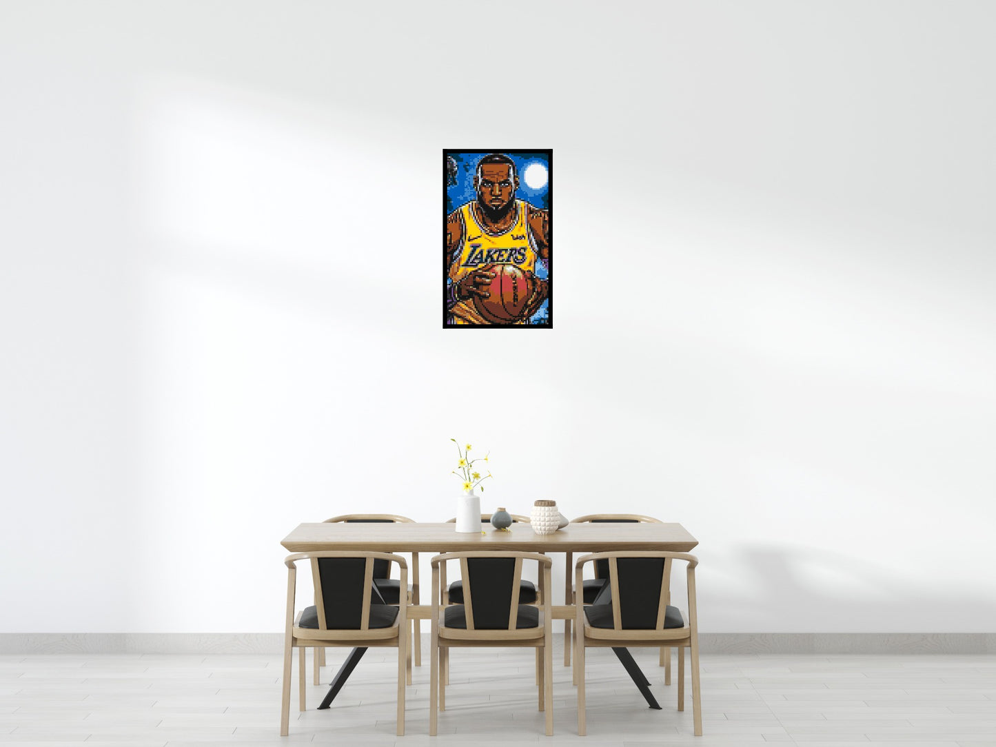 LeBron James Pop Art - Brick Art Mosaic Kit 3x5 large