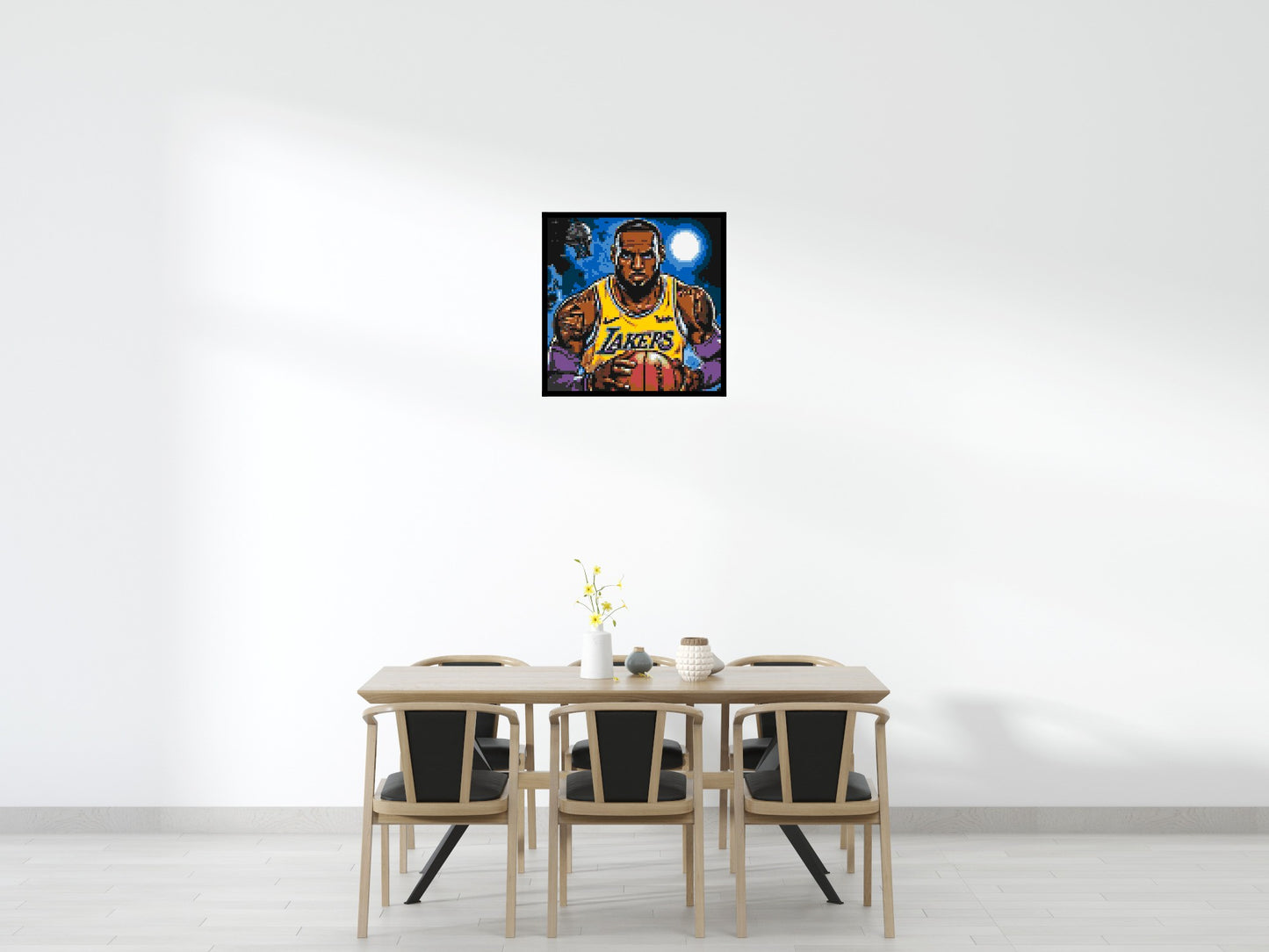 LeBron James Pop Art - Brick Art Mosaic Kit 4x4 large