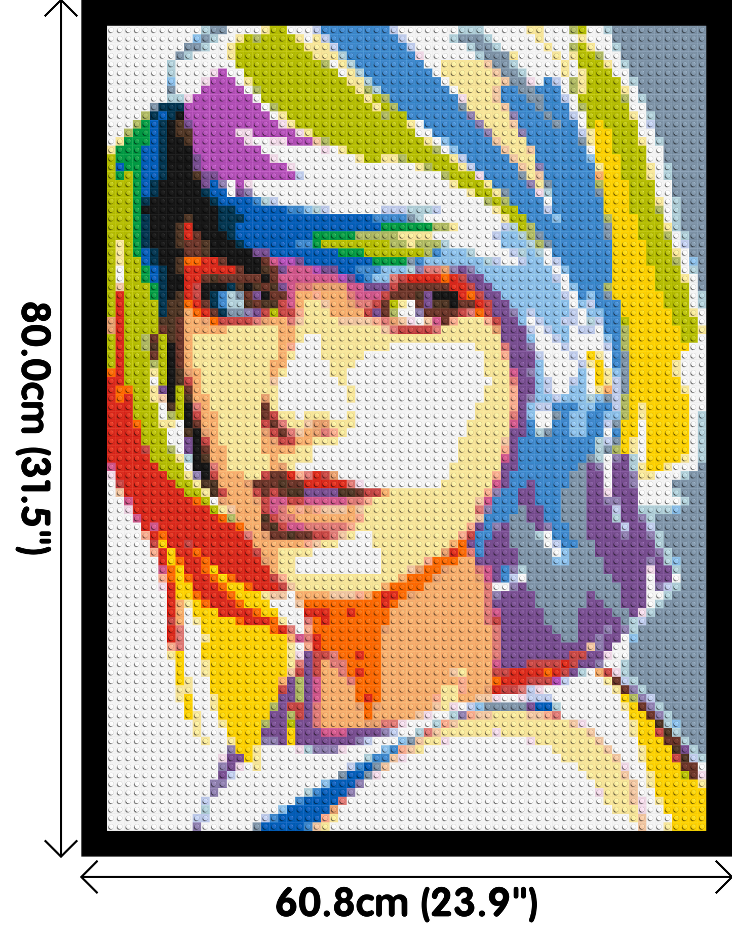 Taylor Swift WPAP - Brick Art Mosaic Kit 3x4 large