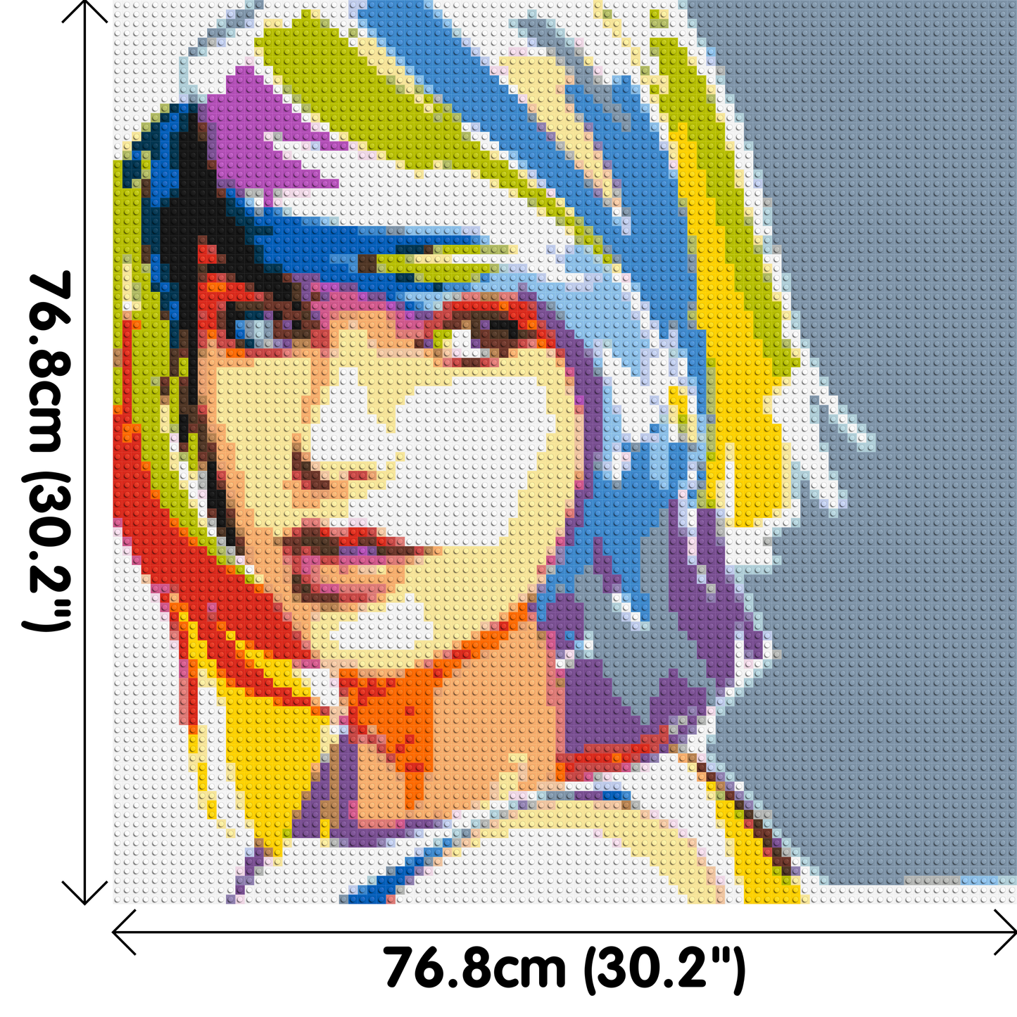 Taylor Swift WPAP - Brick Art Mosaic Kit 4x4 large