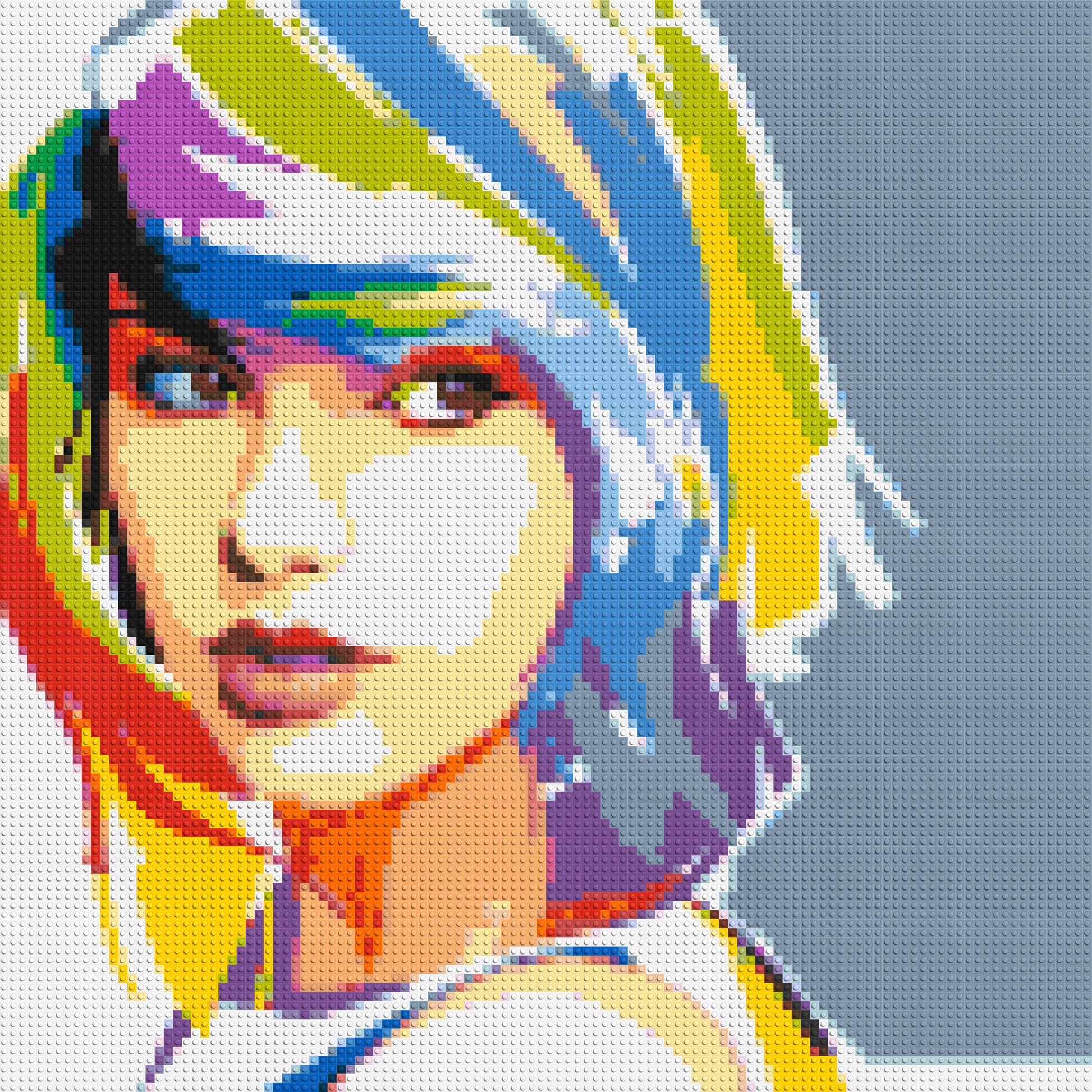 Taylor Swift WPAP - Brick Art Mosaic Kit 5x5 large