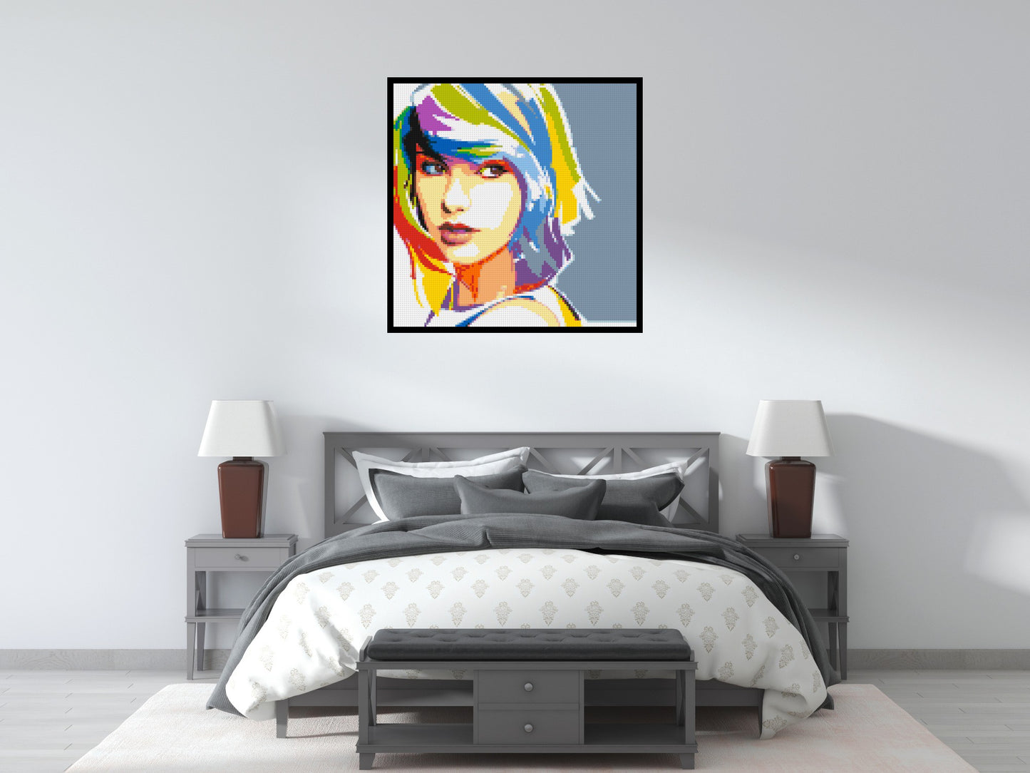 Taylor Swift WPAP - Brick Art Mosaic Kit 5x5 large