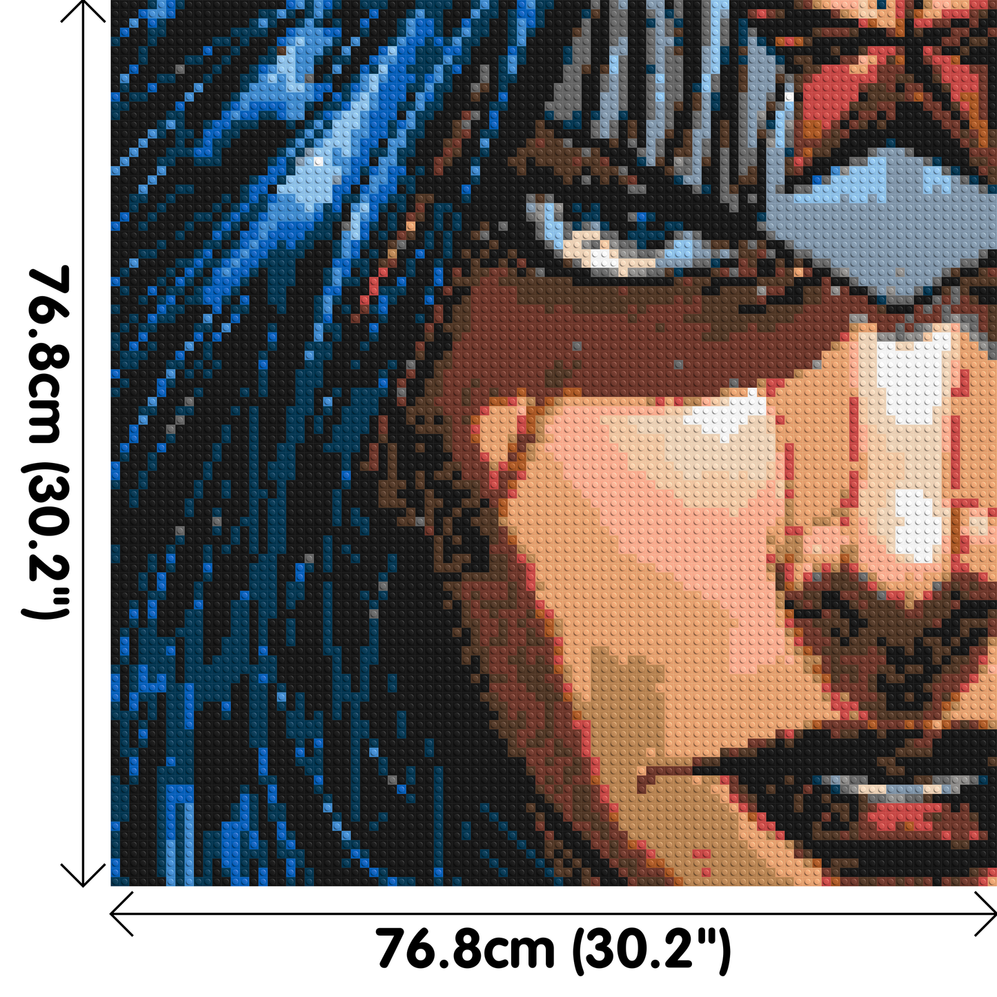 Wonder Woman - Brick Art Mosaic Kit 4x4 large