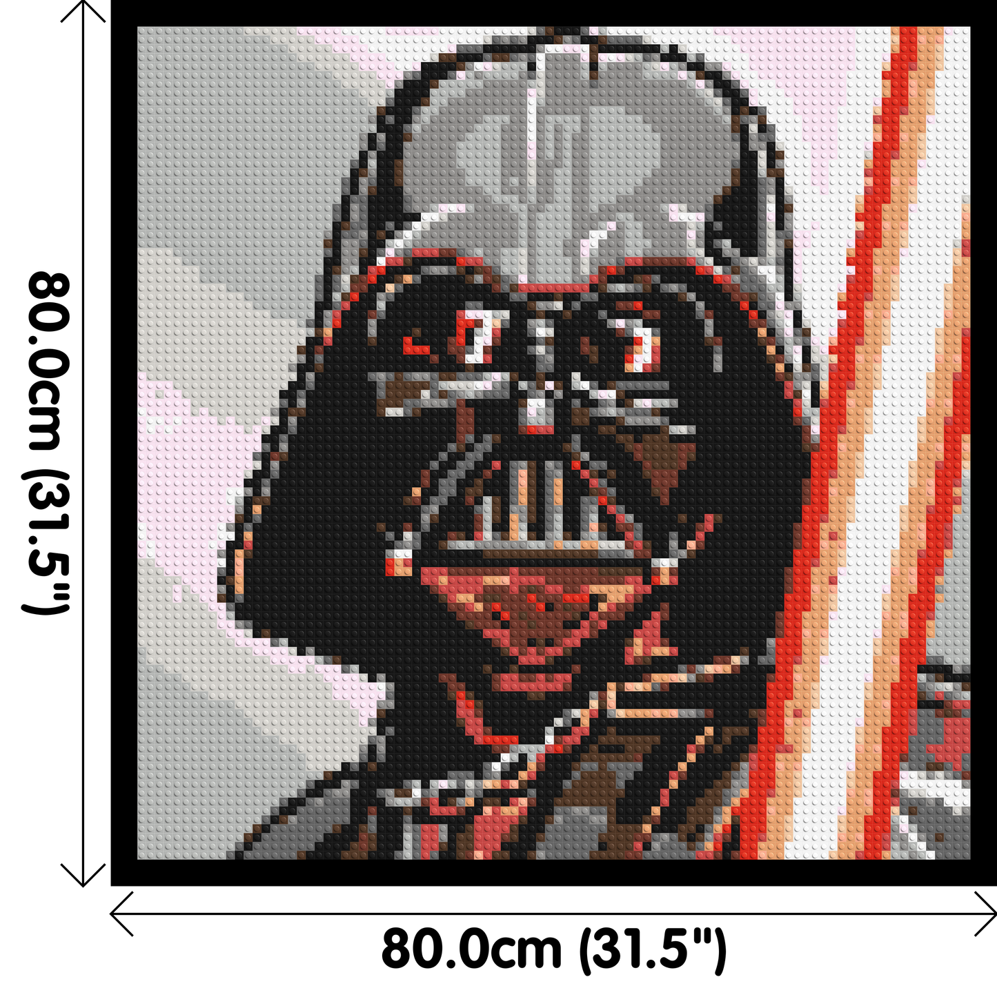 Darth Vader - Brick Art Mosaic Kit 4x4 large