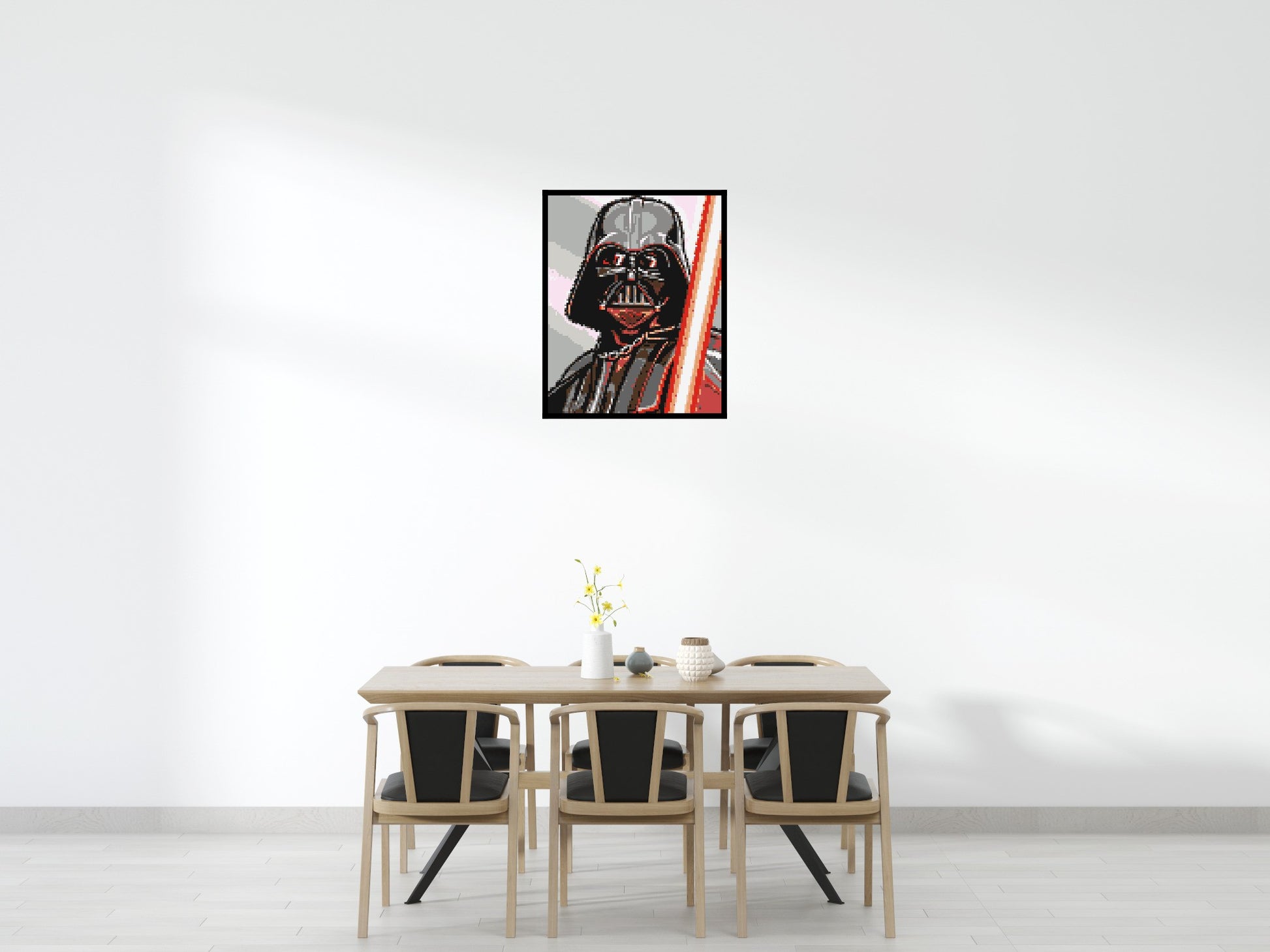 Darth Vader - Brick Art Mosaic Kit 4x5 scene with frame