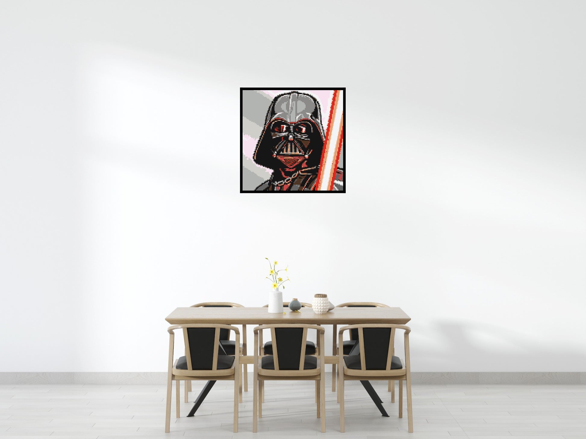 Darth Vader - Brick Art Mosaic Kit 5x5 scene with frame