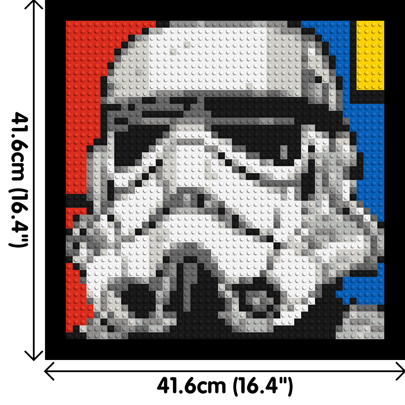 Stormtrooper - Brick Art Mosaic Kit 2x2 large