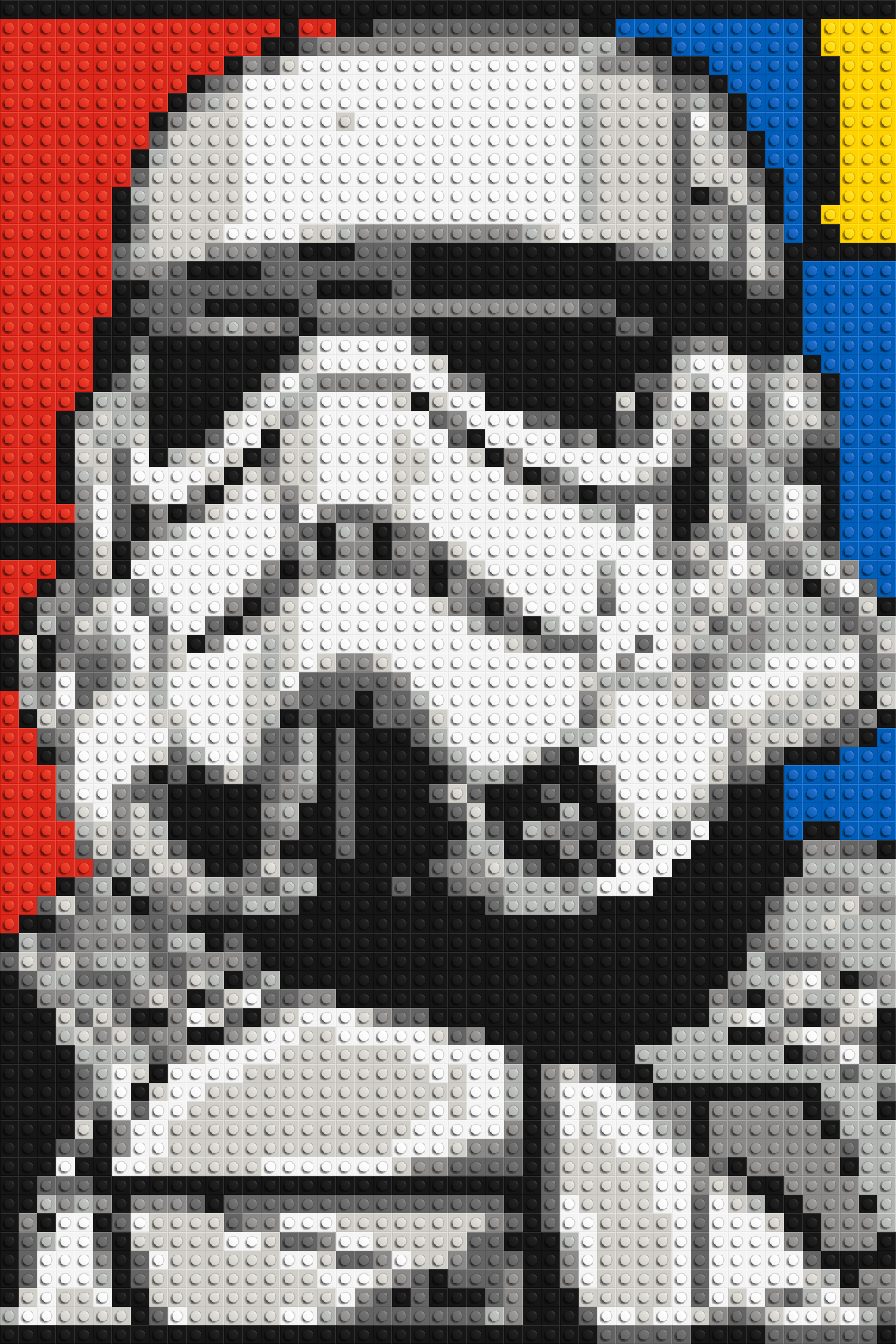 Stormtrooper - Brick Art Mosaic Kit 2x3 large