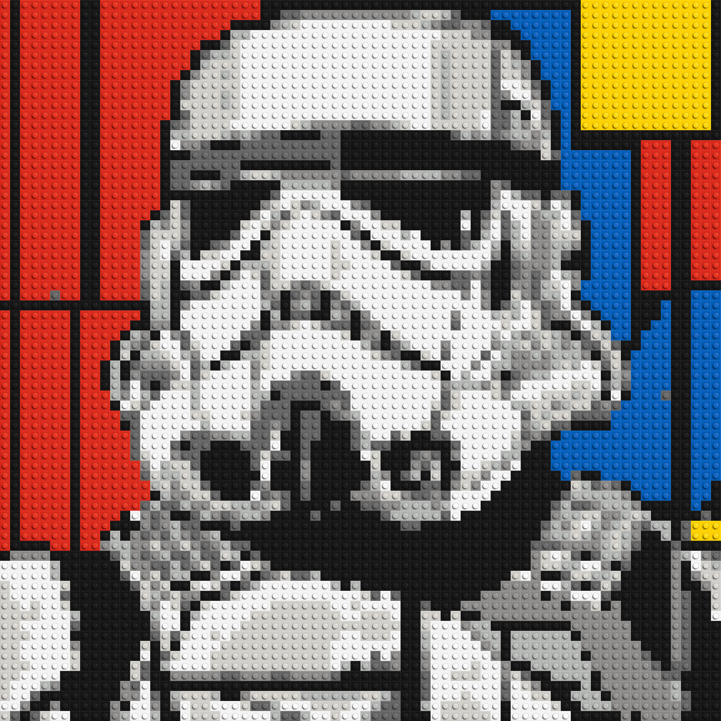 Stormtrooper - Brick Art Mosaic Kit 3x3 large