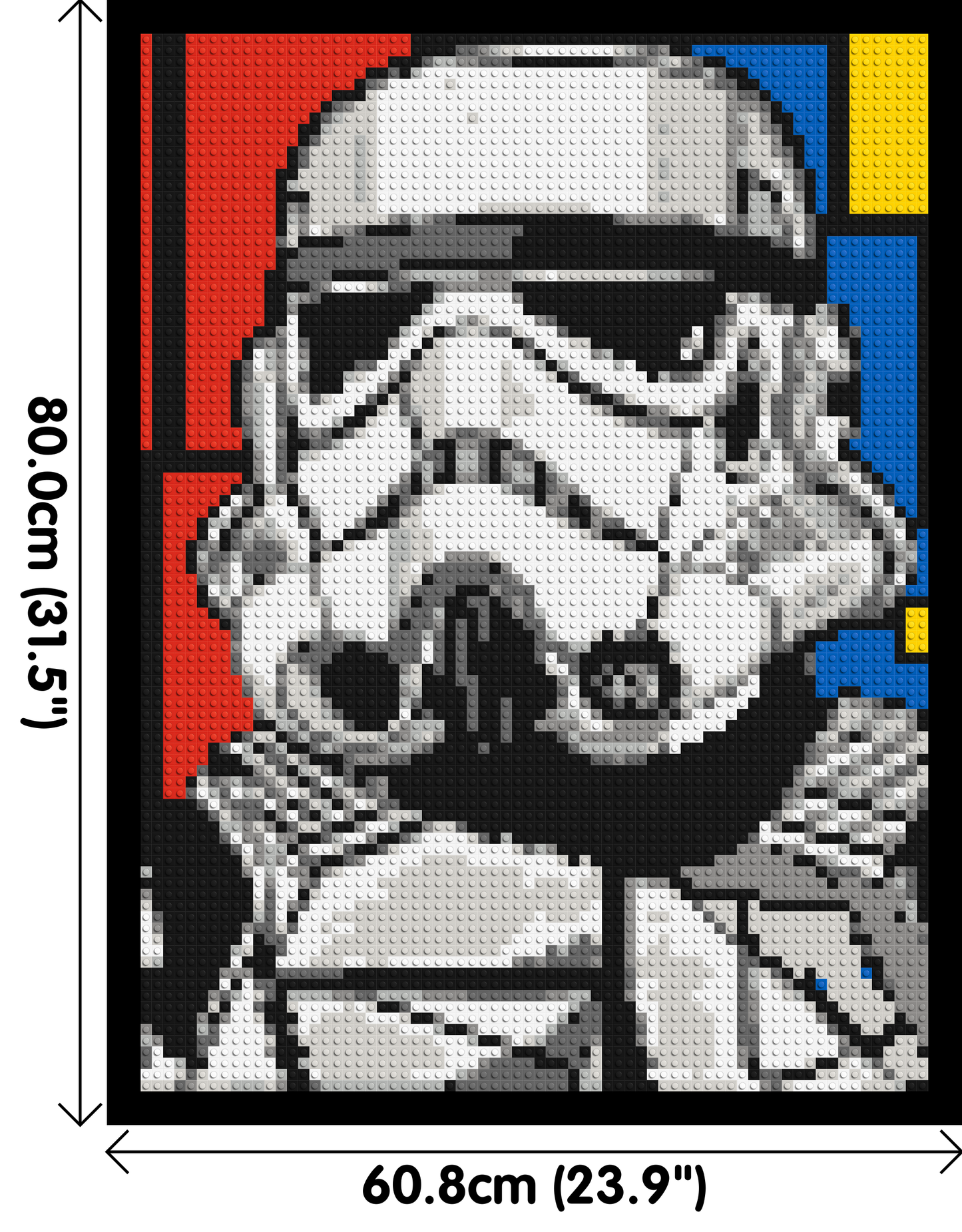 Stormtrooper - Brick Art Mosaic Kit 3x4 large