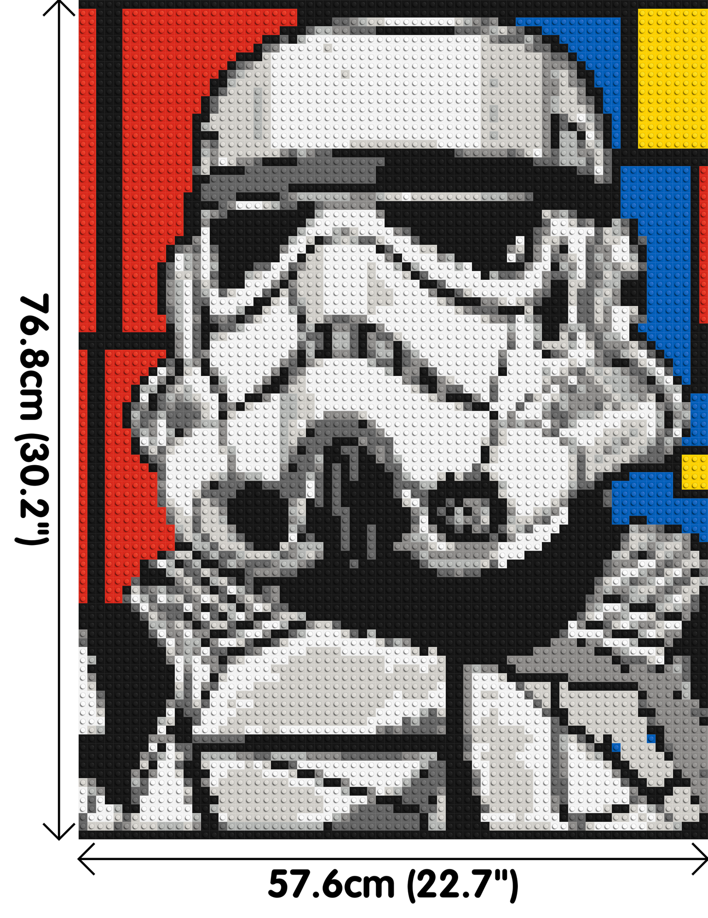 Stormtrooper - Brick Art Mosaic Kit 3x4 large