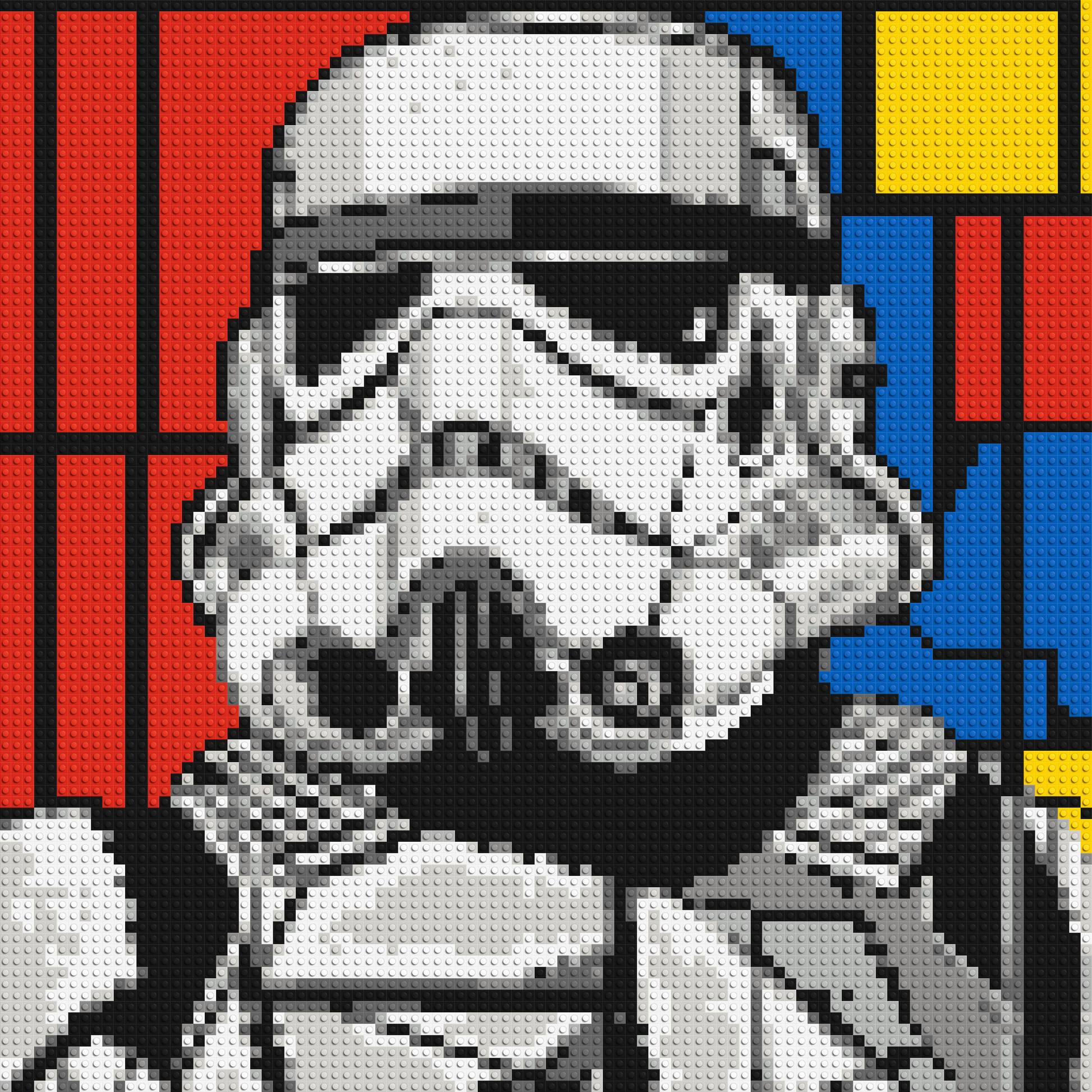 Stormtrooper - Brick Art Mosaic Kit 4x4 large