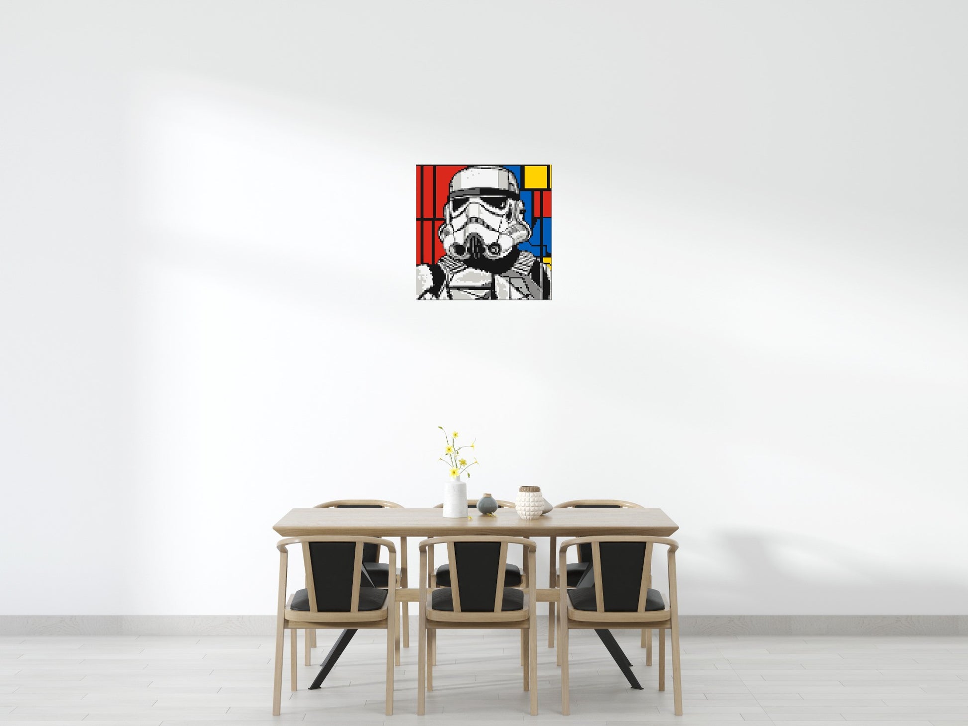 Stormtrooper - Brick Art Mosaic Kit 4x4 scene