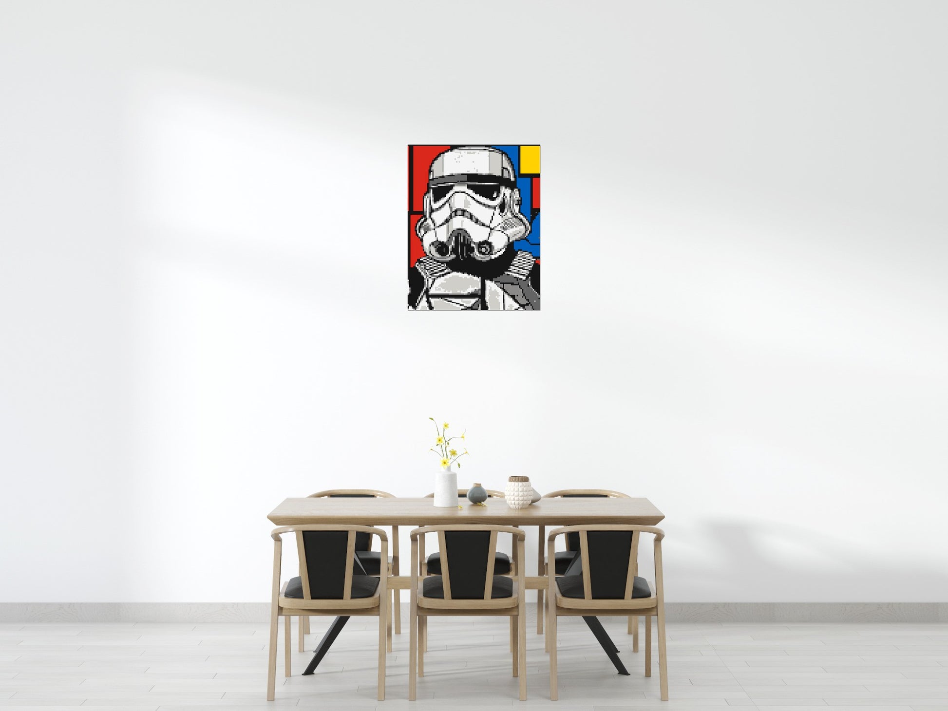 Stormtrooper - Brick Art Mosaic Kit 4x5 scene